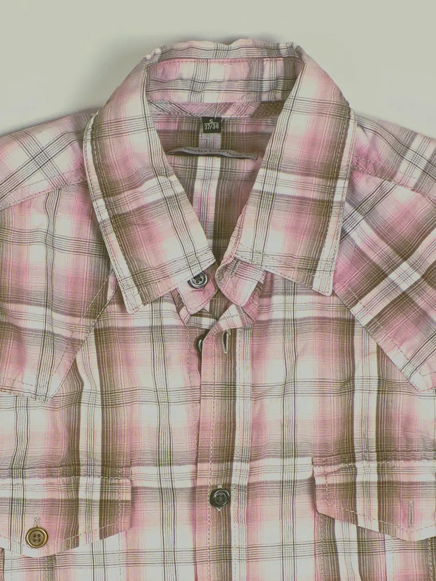 Vintage Kurzarm Hemd (M)