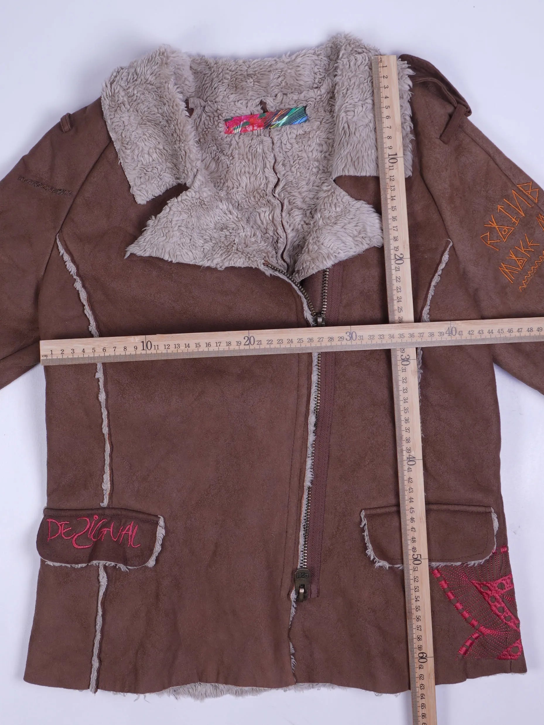 Vintage Felljacke Braun