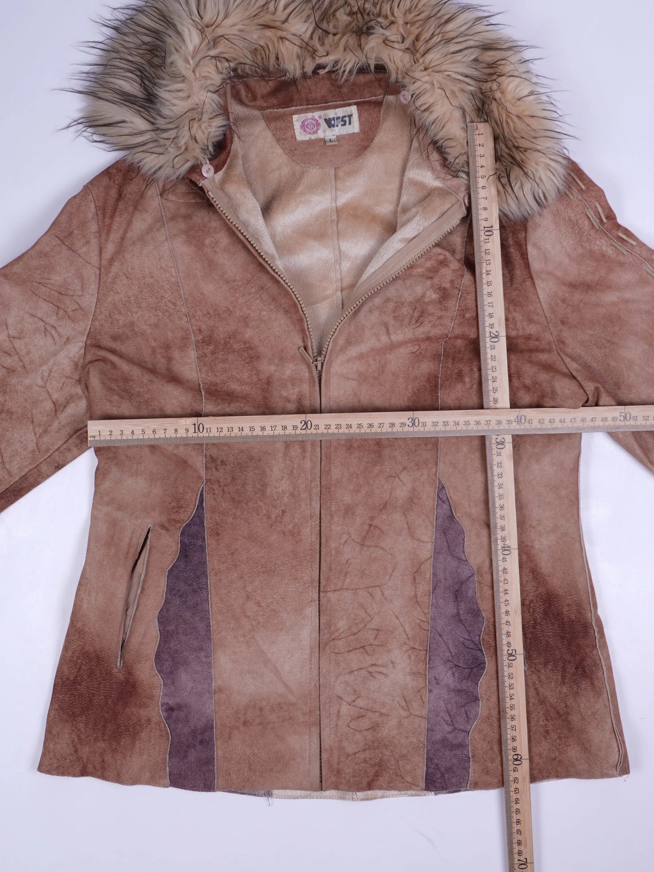 Vintage Lederjacke Braun