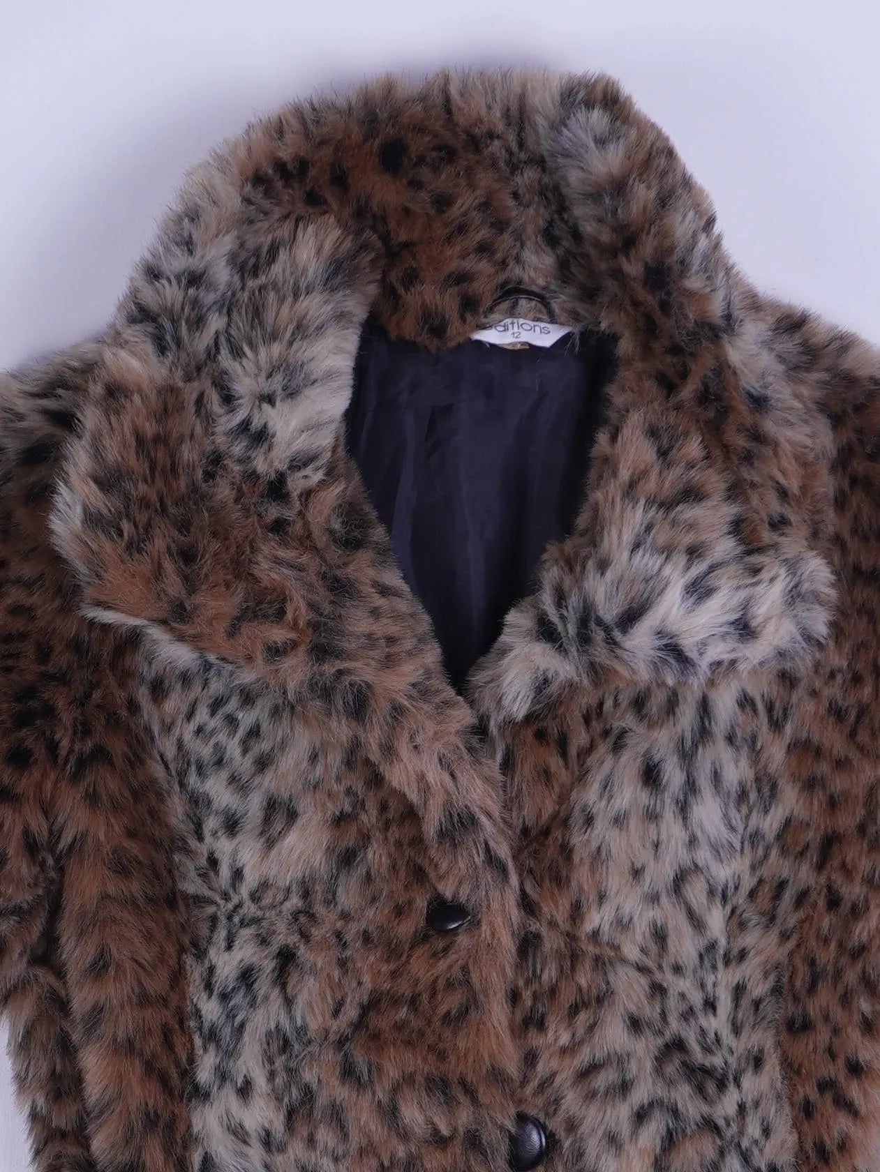 Vintage Felljacke Braun