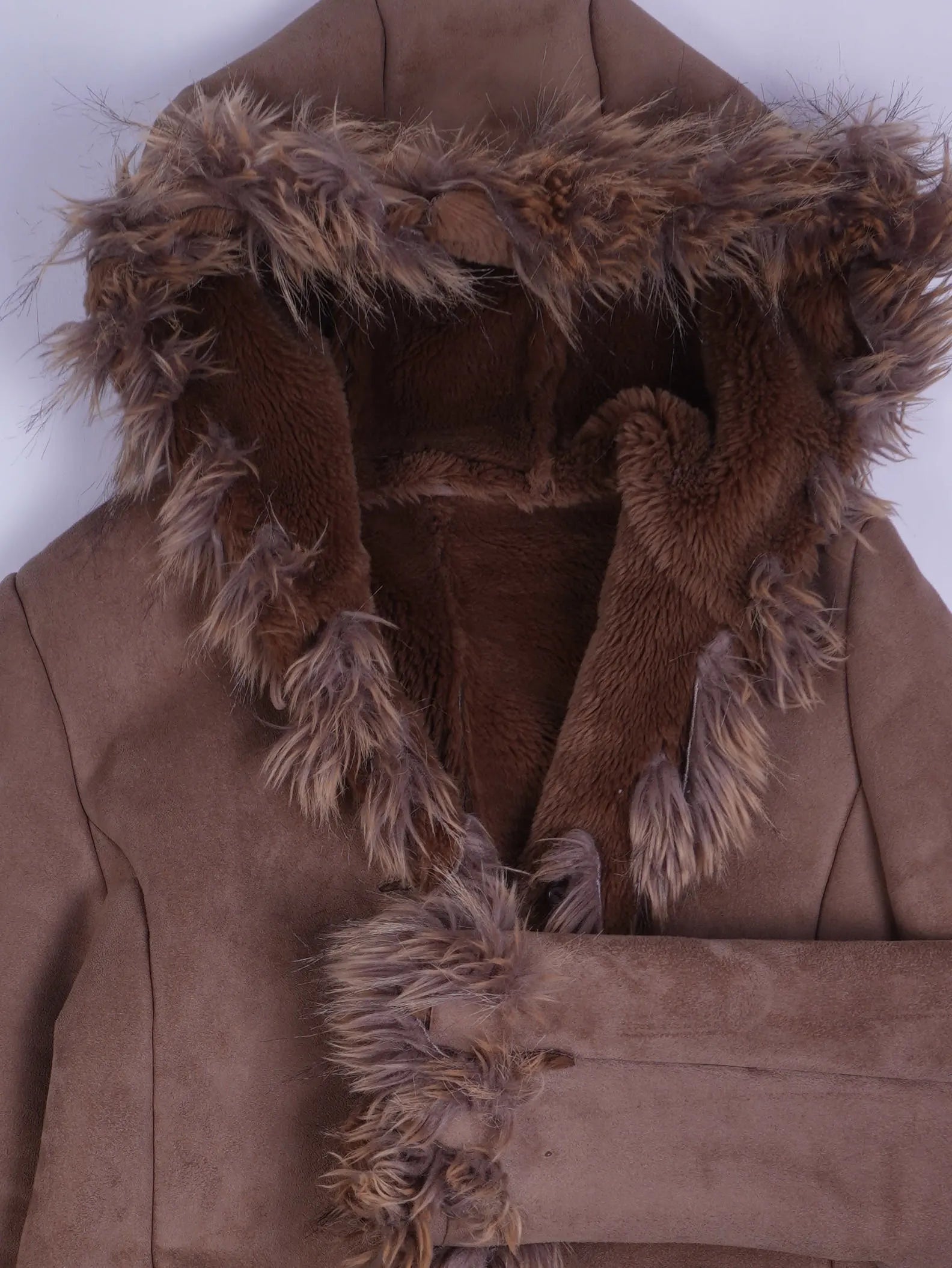 Vintage Felljacke Braun