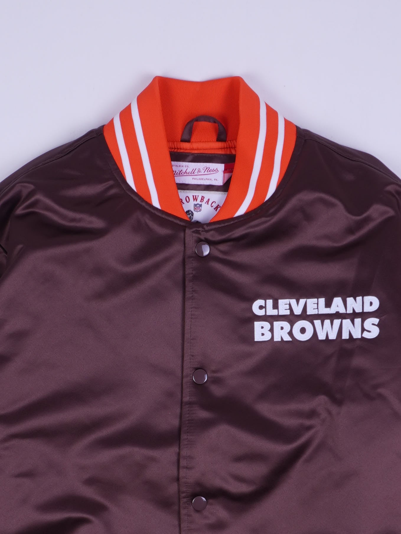 Mitchell & Ness Cleveland Browns College Jacke (L)