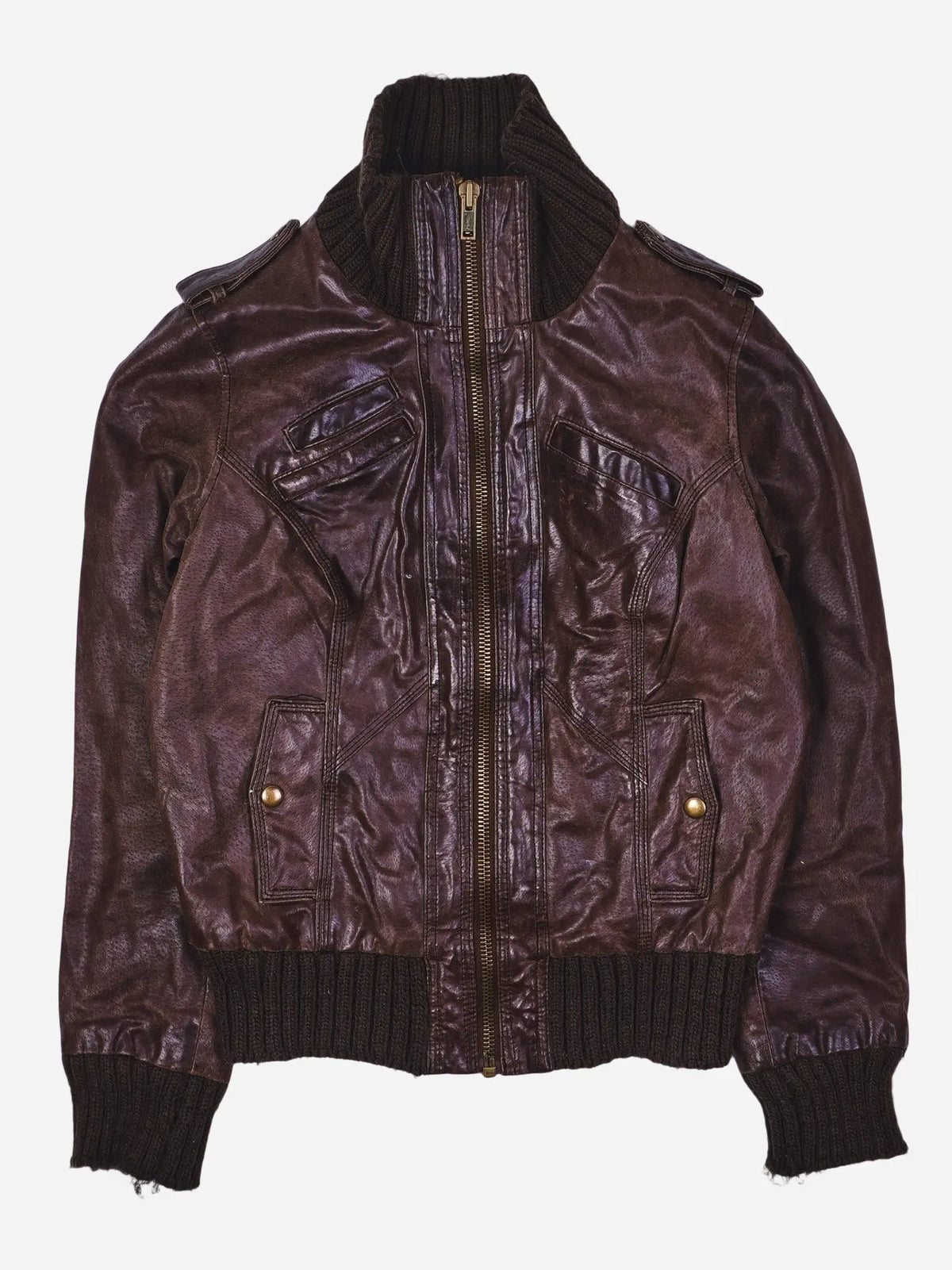 Vintage Lederjacke (S)