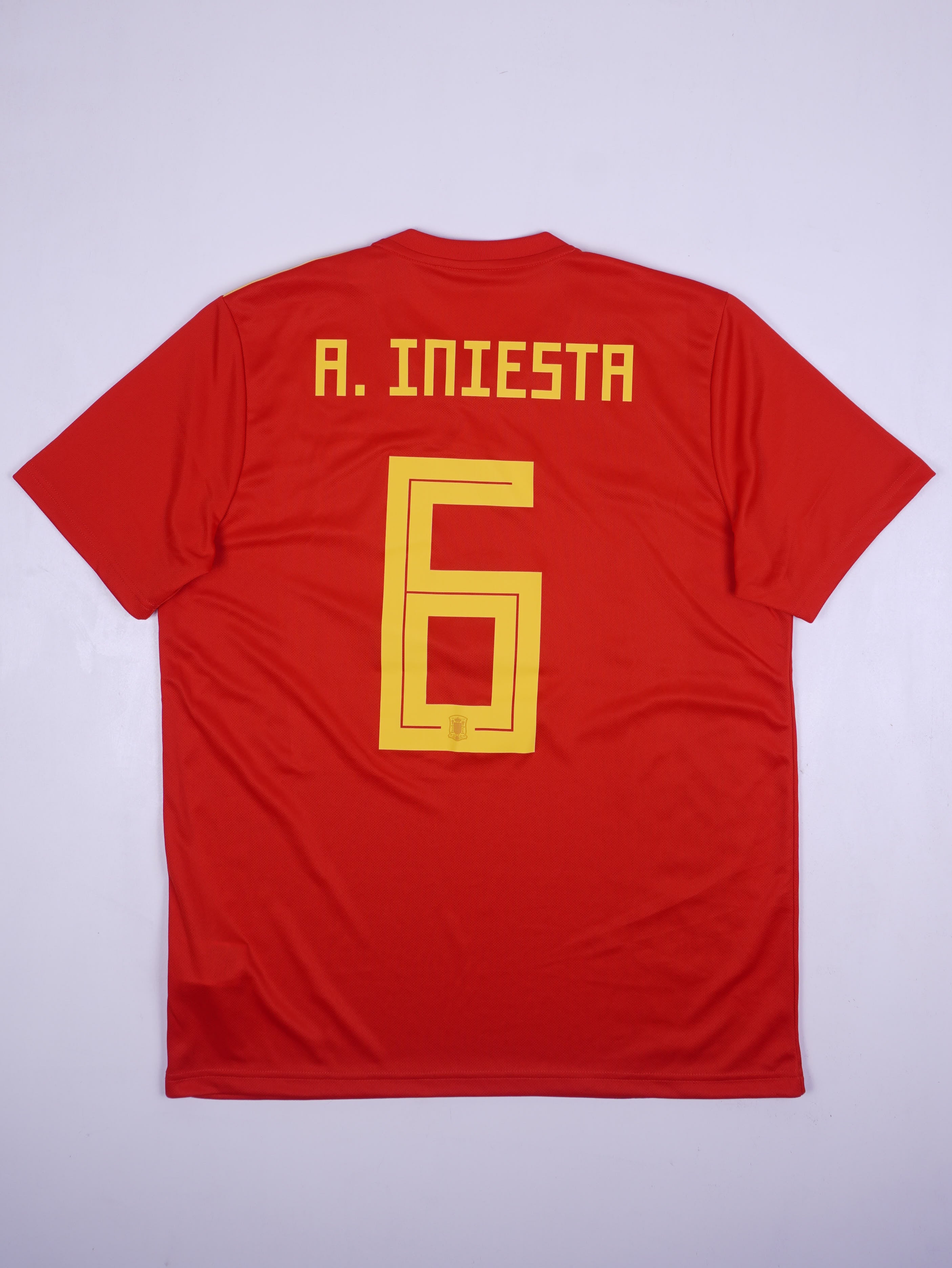 Adidas Spanien A. Iniesta 6 2018 Heim Trikot (L)