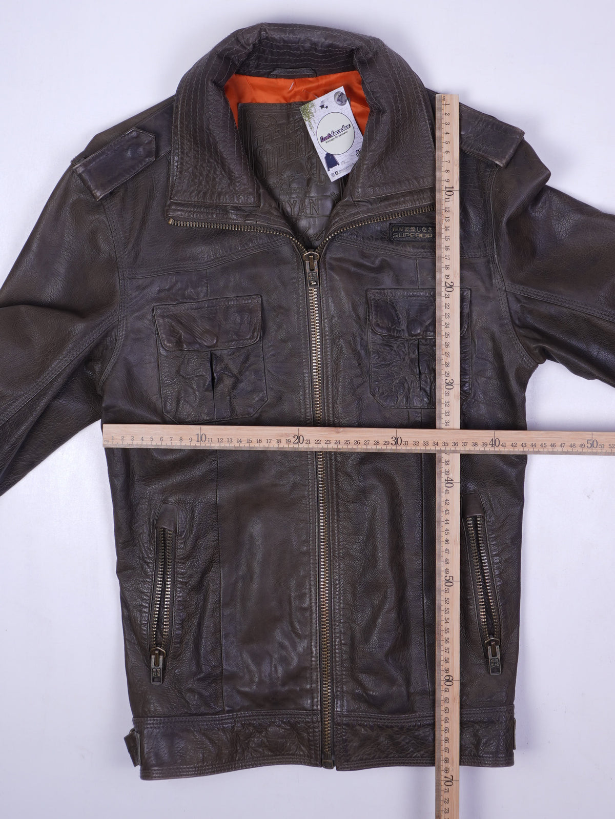 Vintage Lederjacke (L)