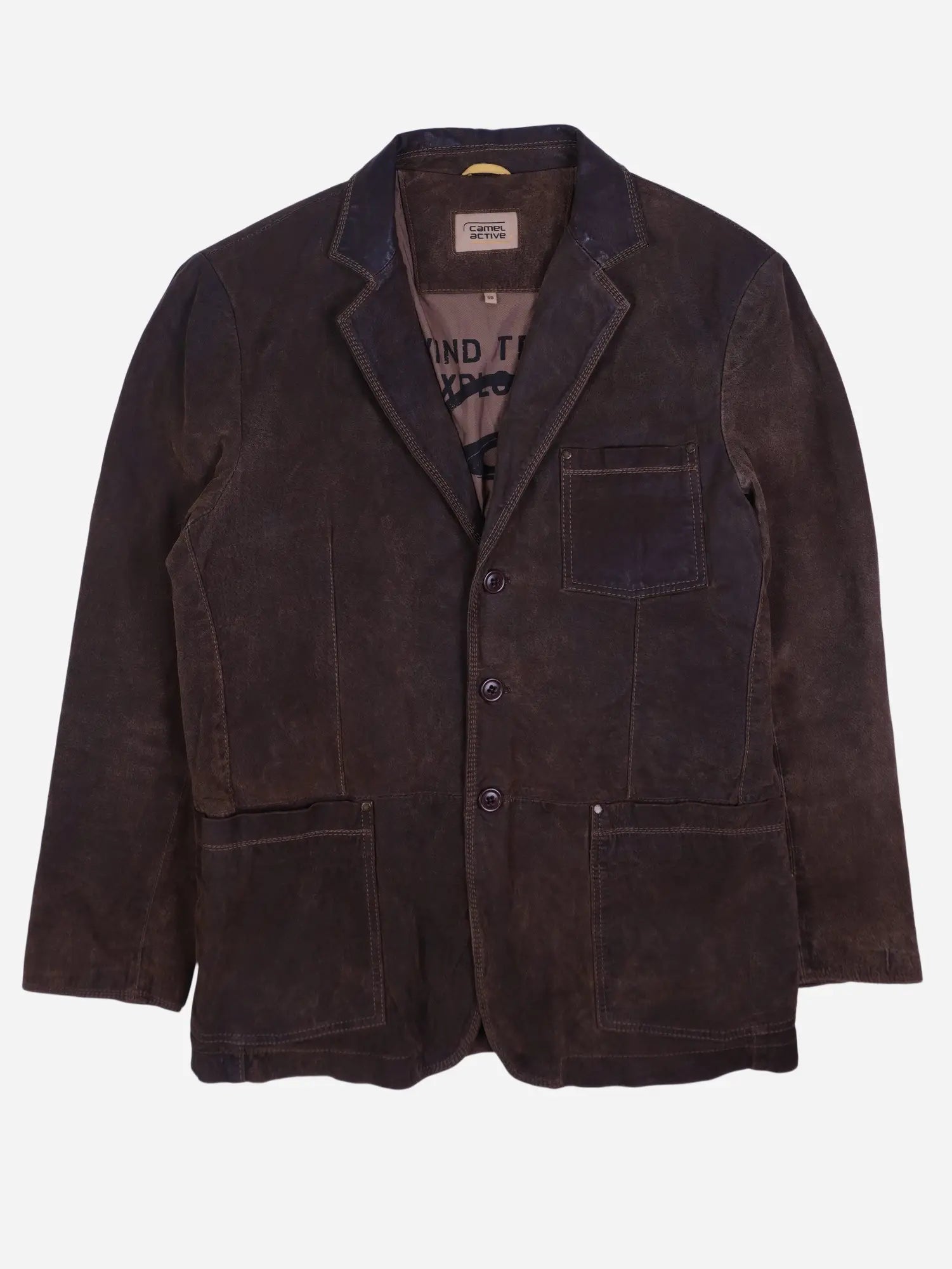 Camel Lederjacke (XL)