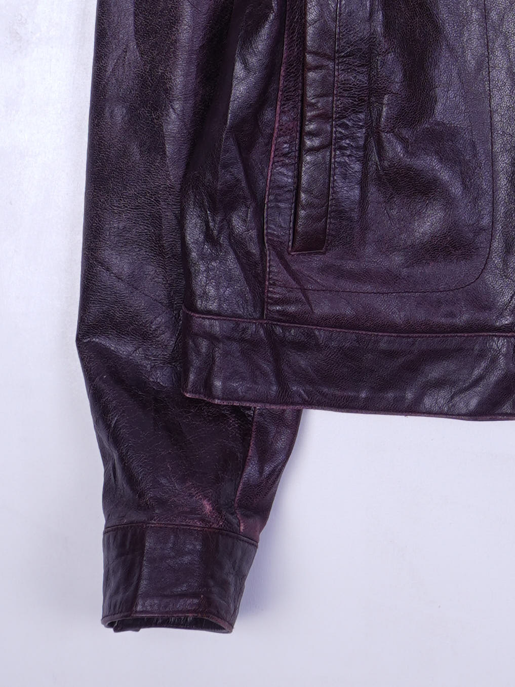 Vintage Lederjacke (S)