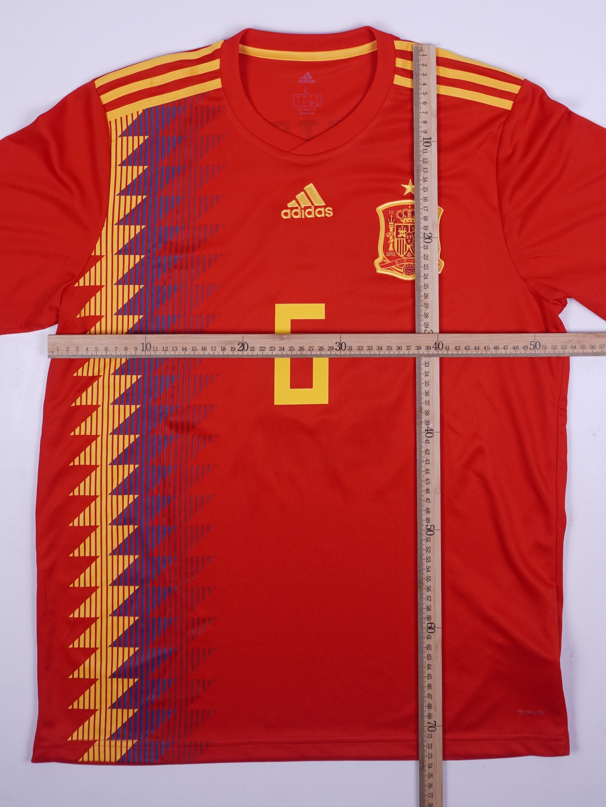 Adidas Spanien A. Iniesta 6 2018 Heim Trikot (L)