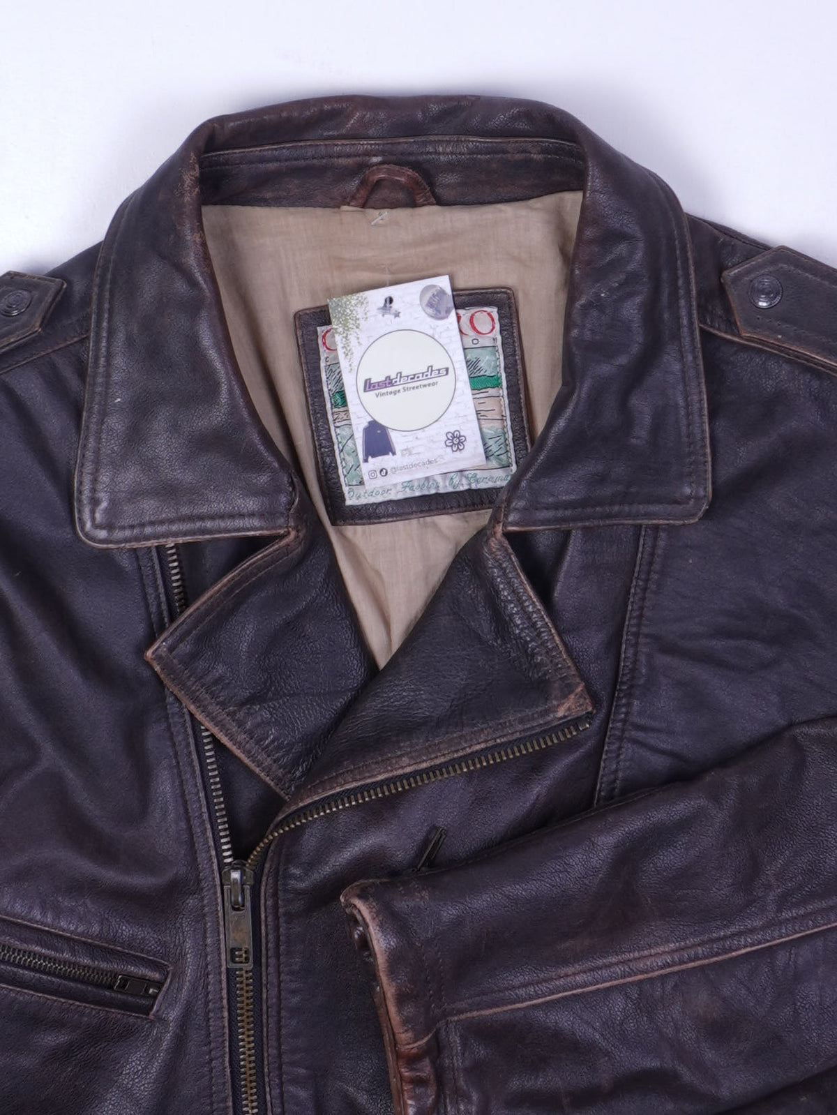 Vintage Lederjacke (XL)