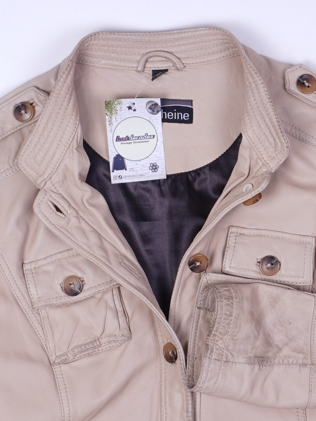 Vintage Lederjacke (S)