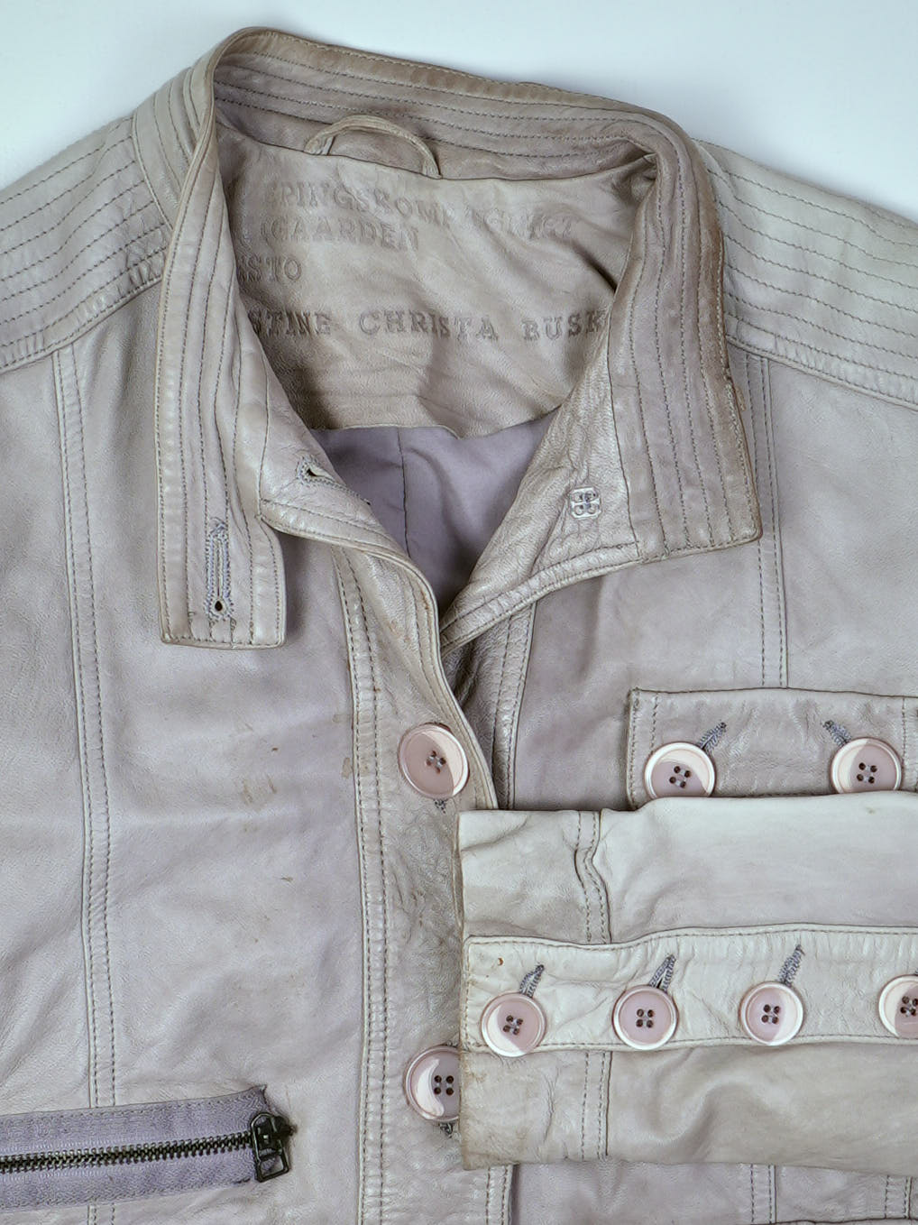 Vintage Lederjacke (S)
