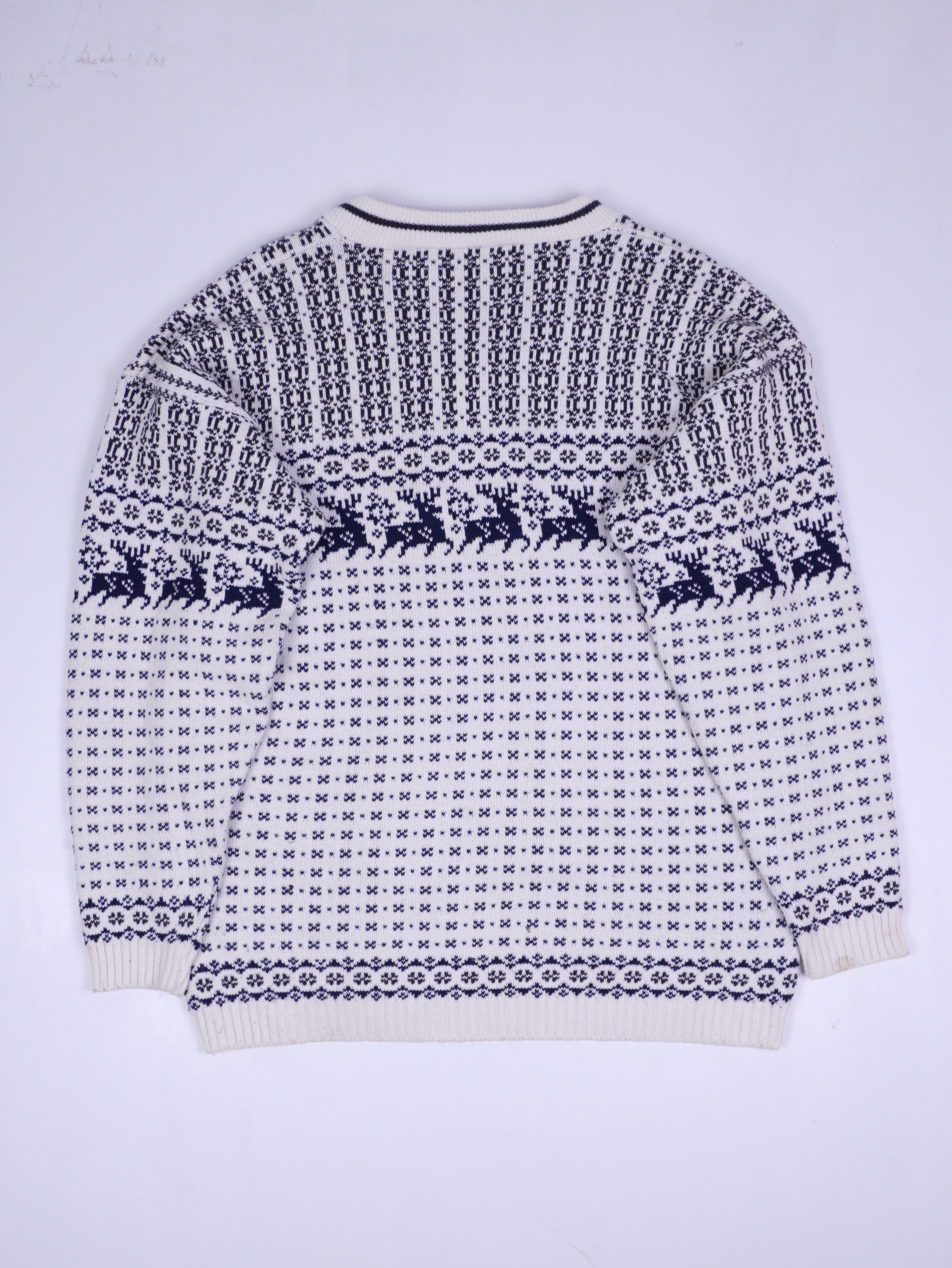 Vintage Half Button Sweater (XL)