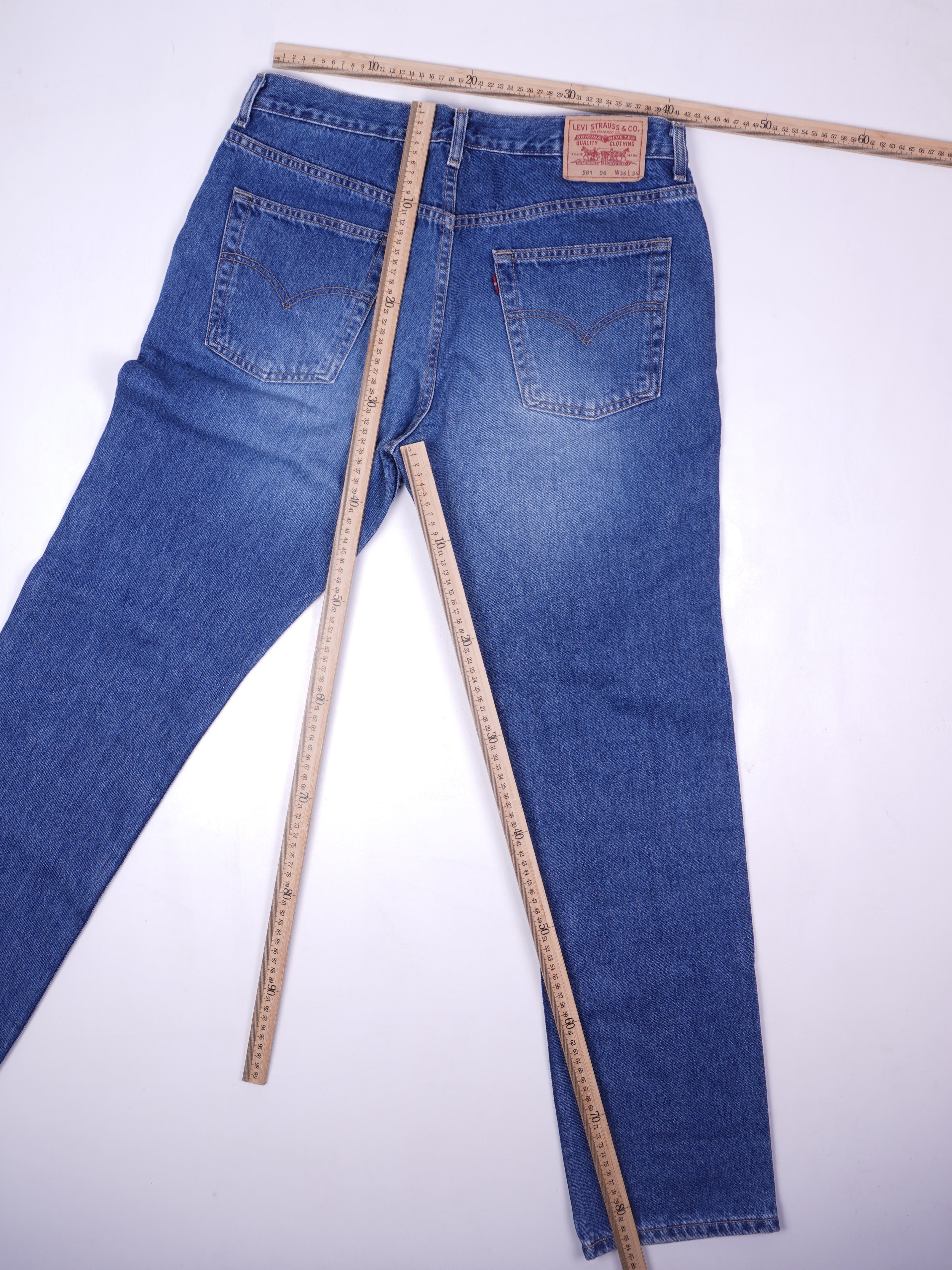 Levis 501 Straight Leg Jeans (W34)