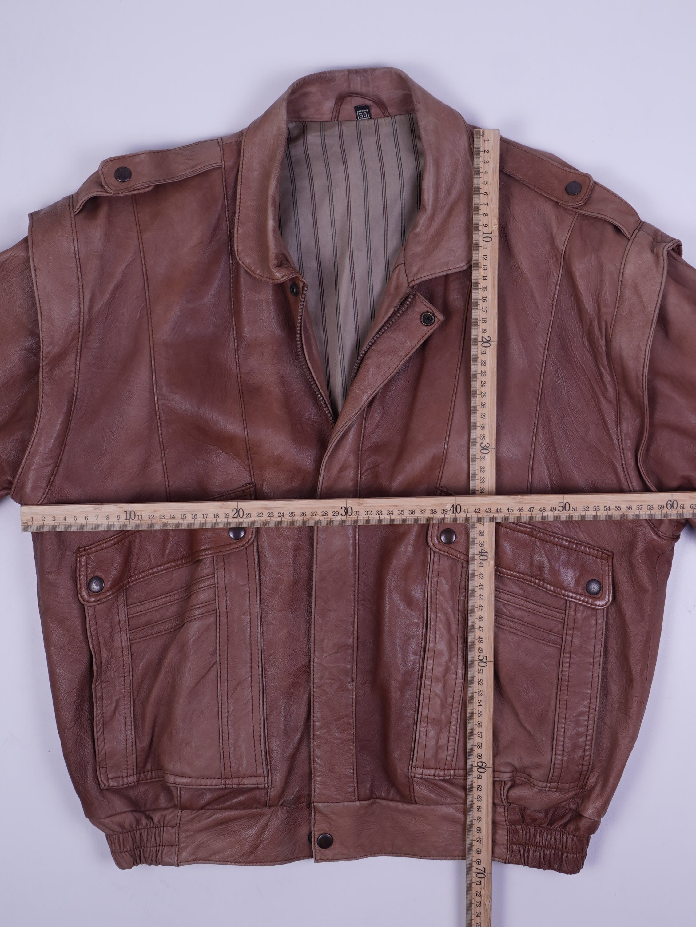 Vintage Lederjacke (L)