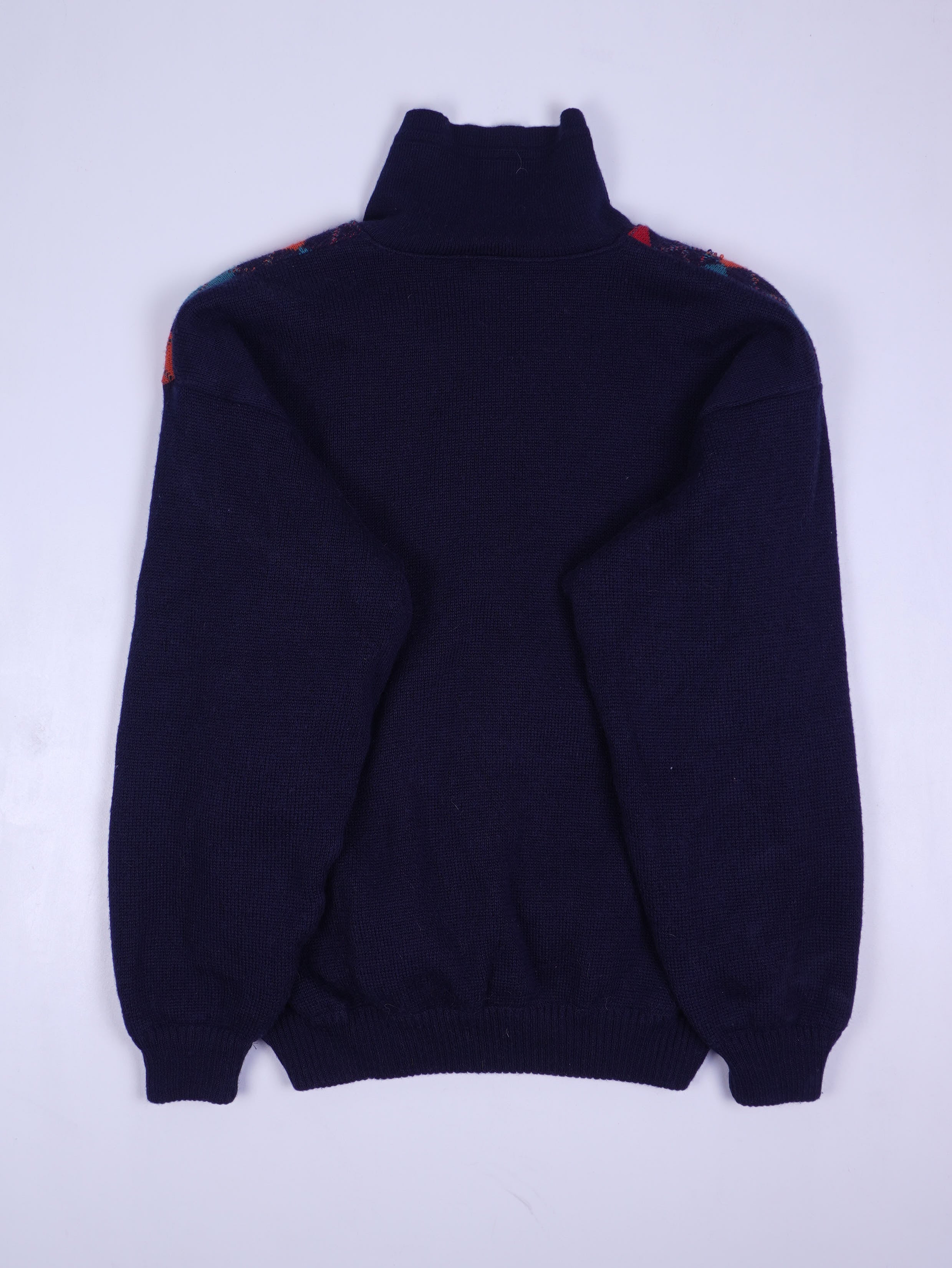 Vintage Half Button Sweater (M)