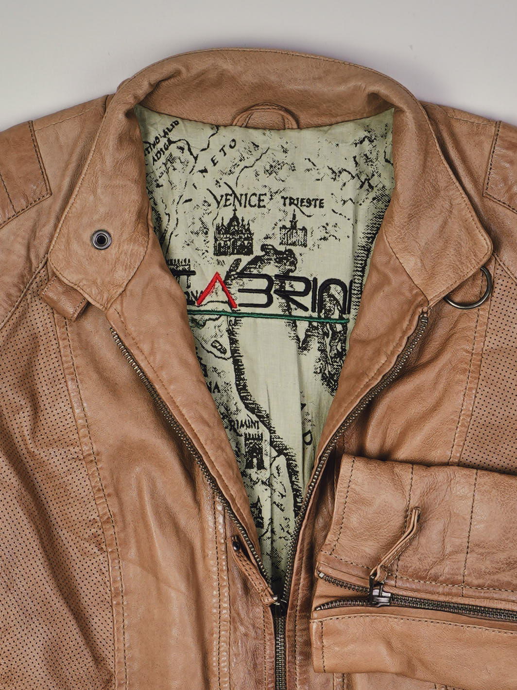 Vintage Lederjacke (M)