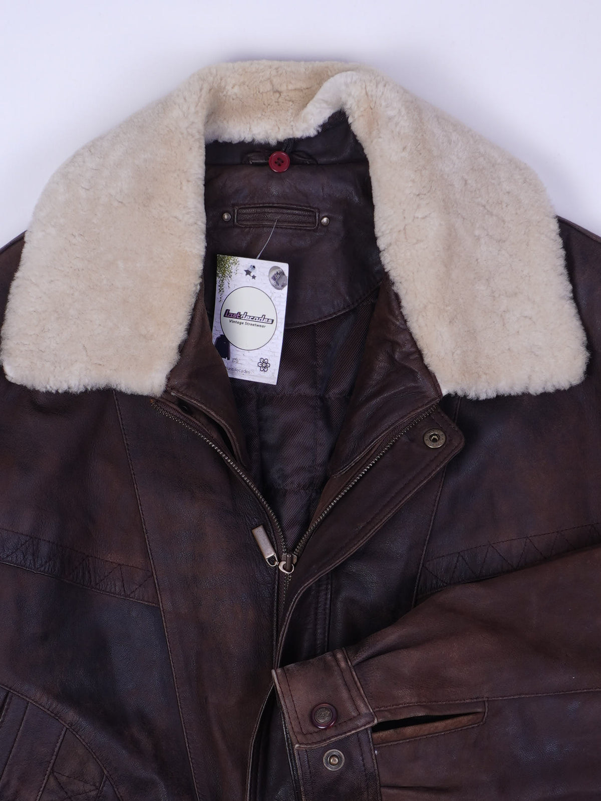 Vintage Lederjacke (XL)