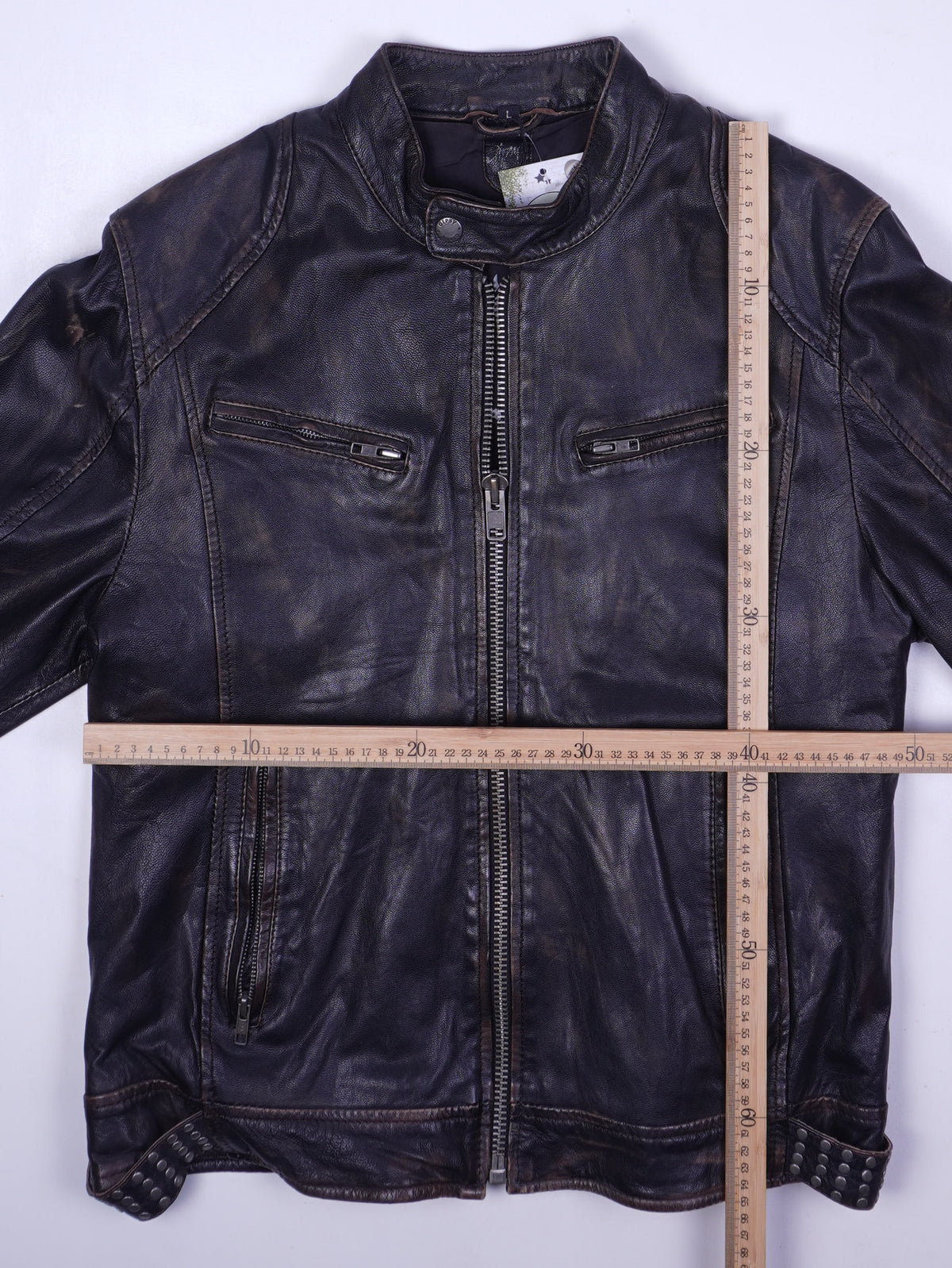 Vintage Lederjacke (M)