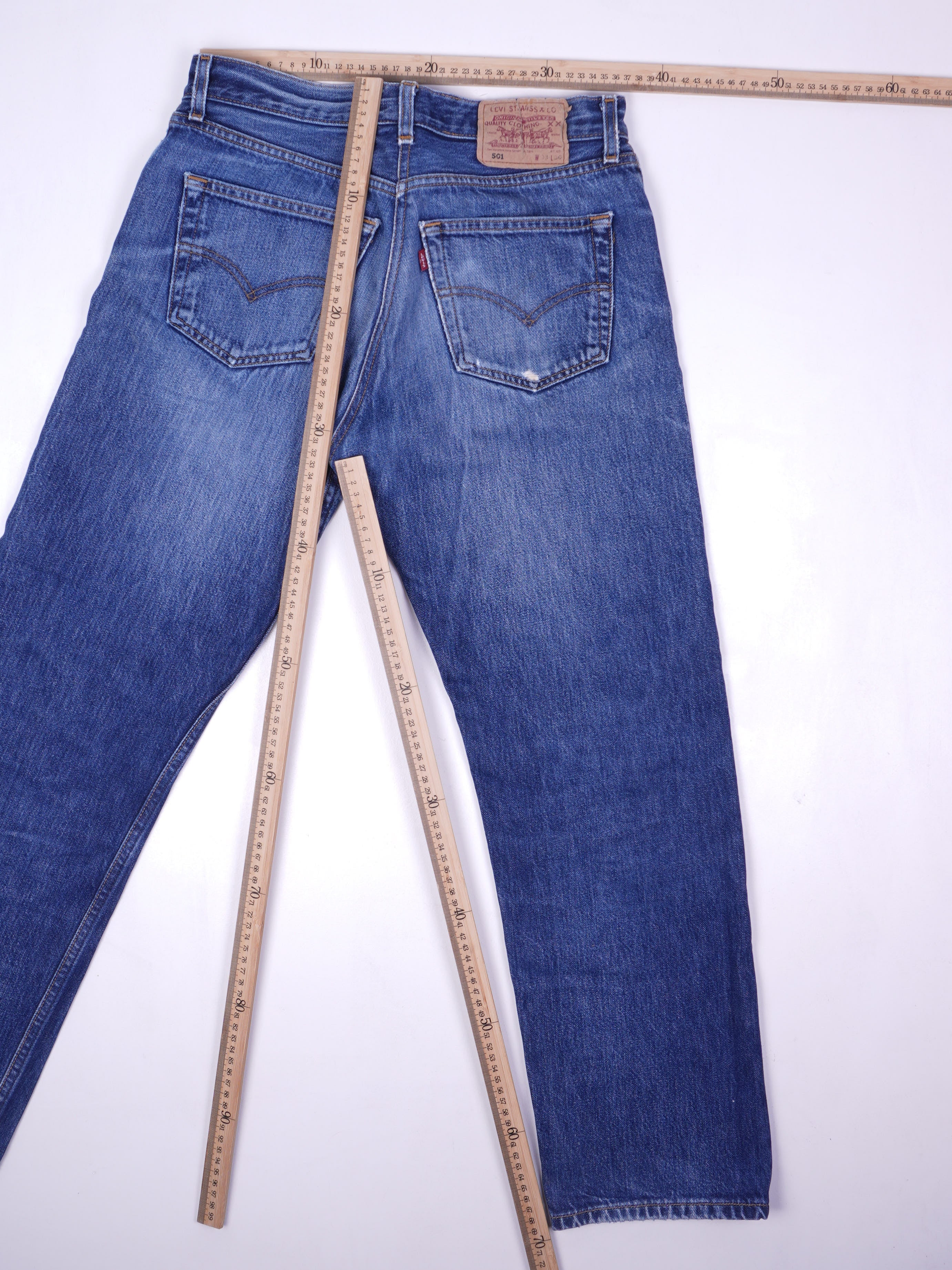 Levis 501 Straight Leg Jeans (W30)