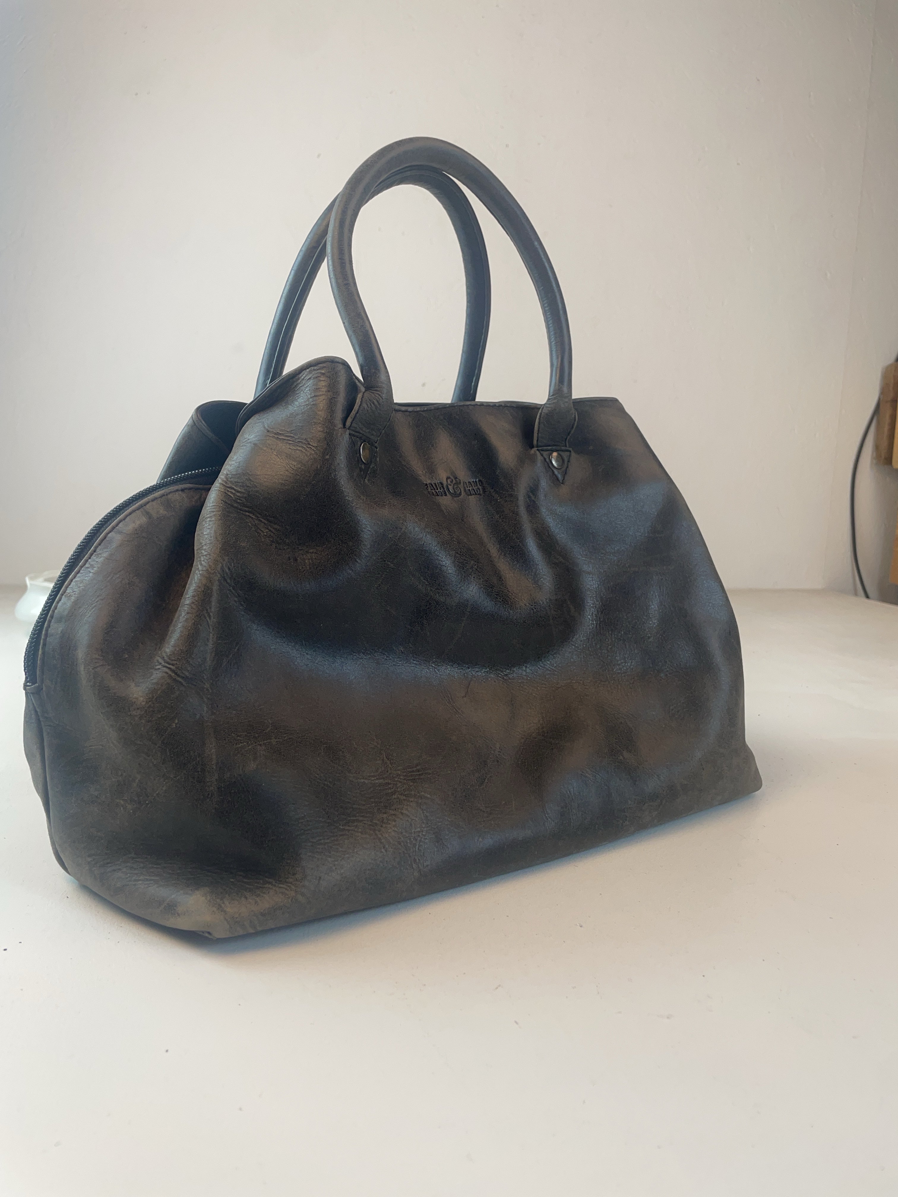 Paul&marius Shopper Tasche Braun Y2k