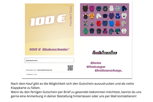 Gutschein 100€