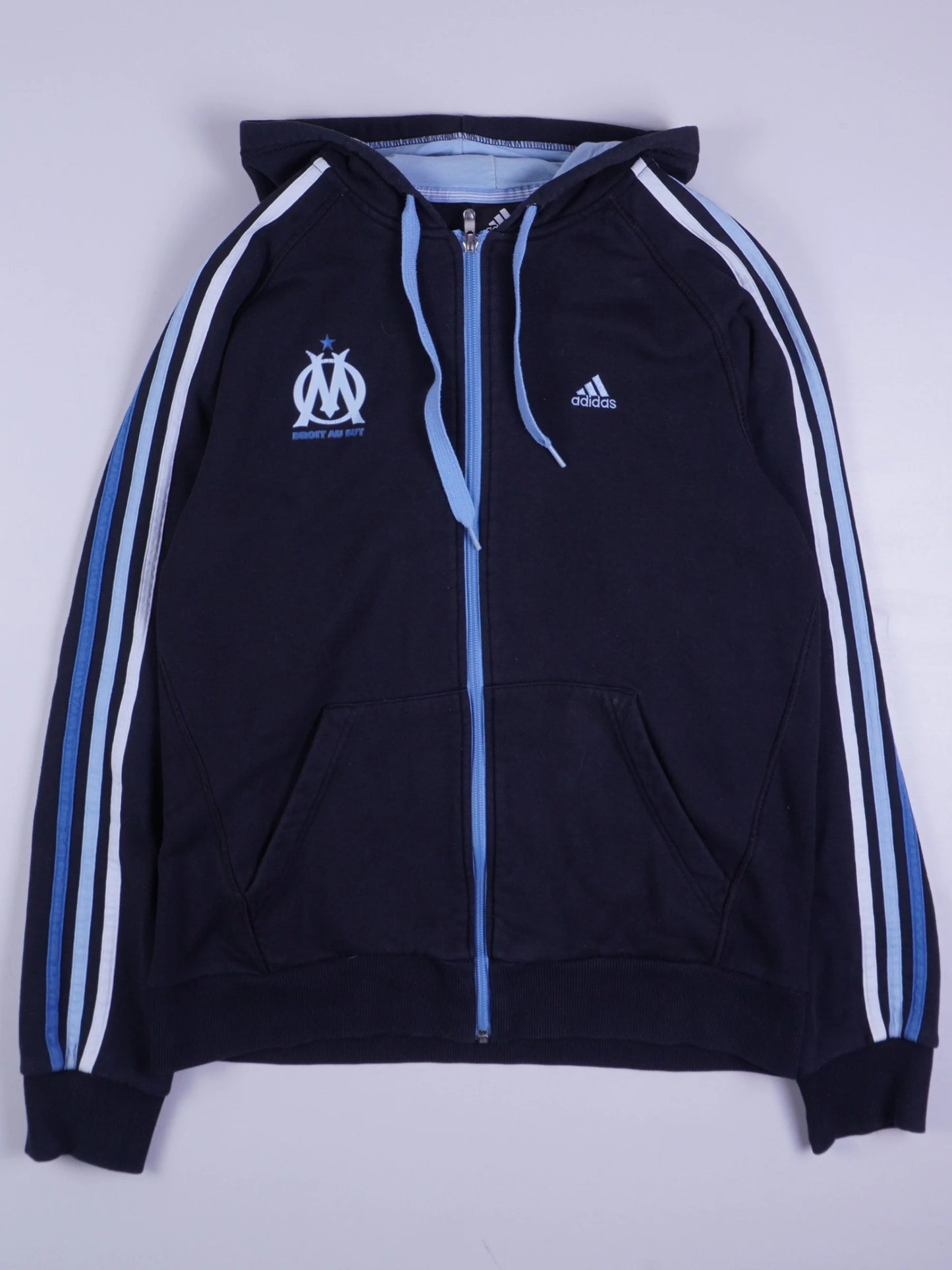 Adidas Olympique Marseille Zip Hoodie (M)