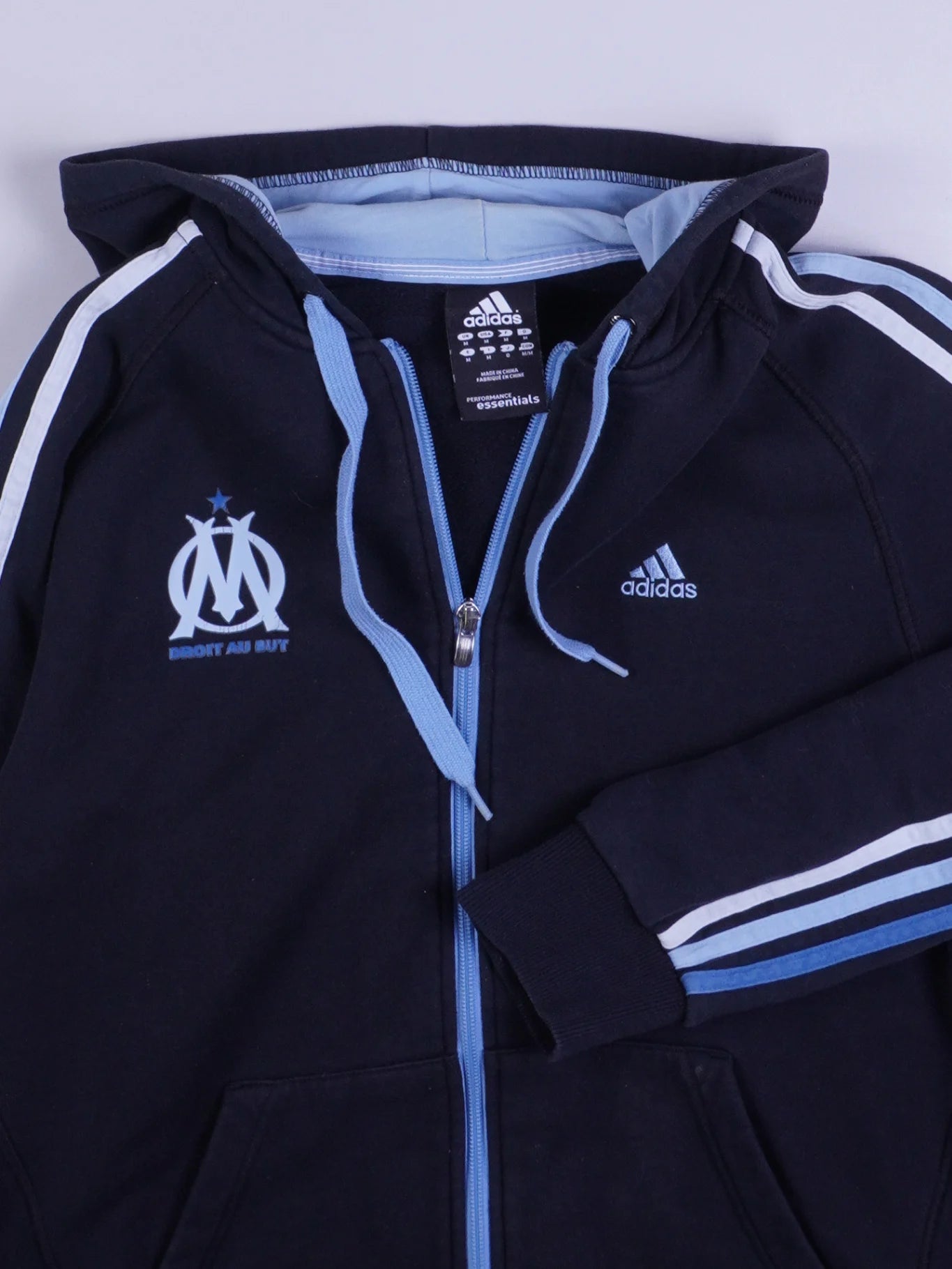 Adidas Olympique Marseille Zip Hoodie (M)