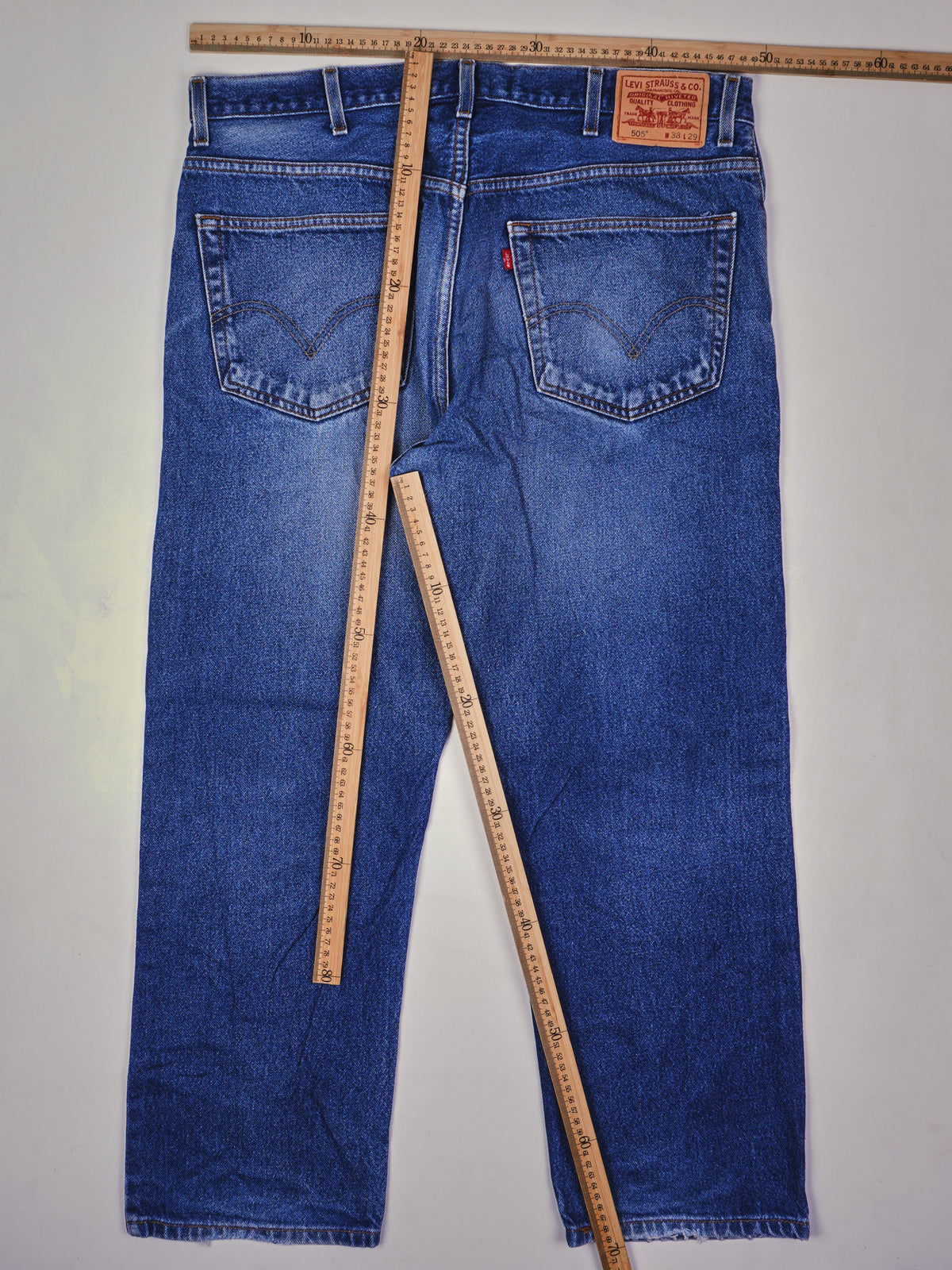 Levis 505 Regular Fit Jeans (W38)