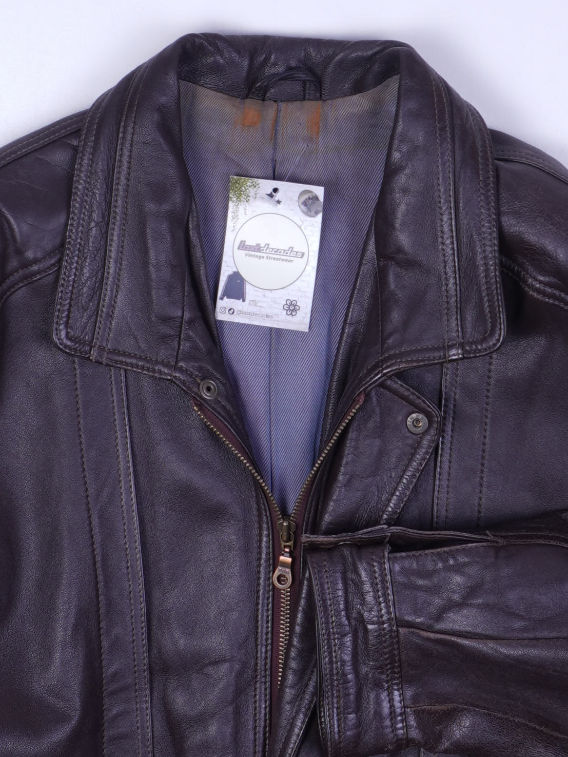 Vintage Lederjacke (L)