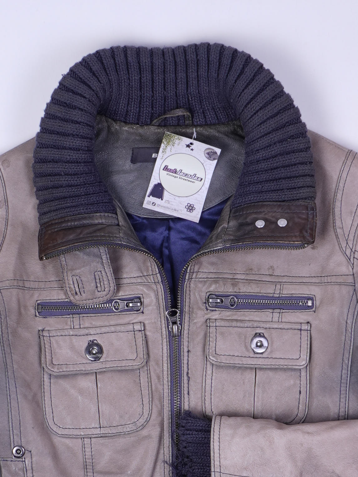 Vintage Lederjacke (S)
