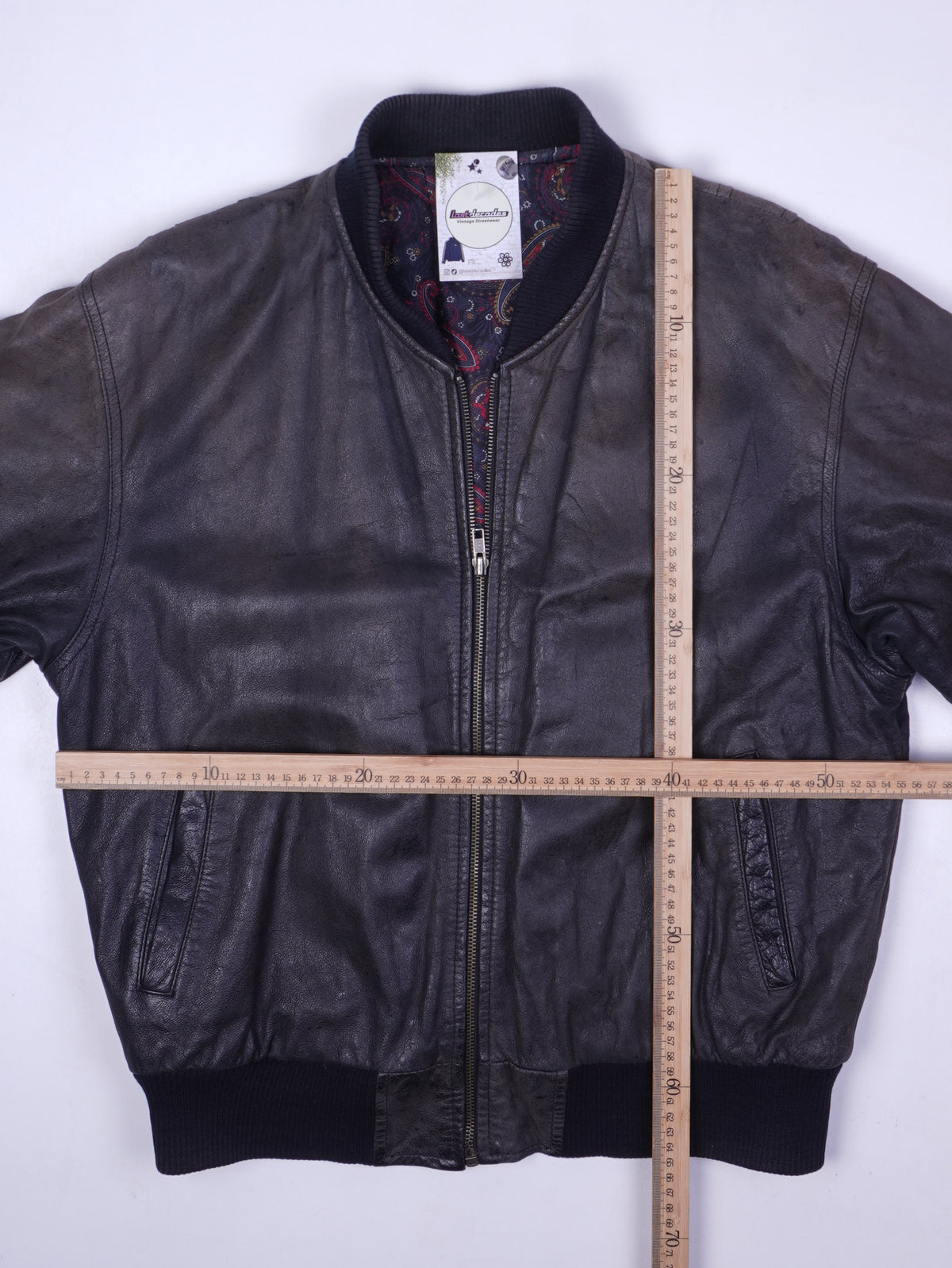Vintage Lederjacke (M)