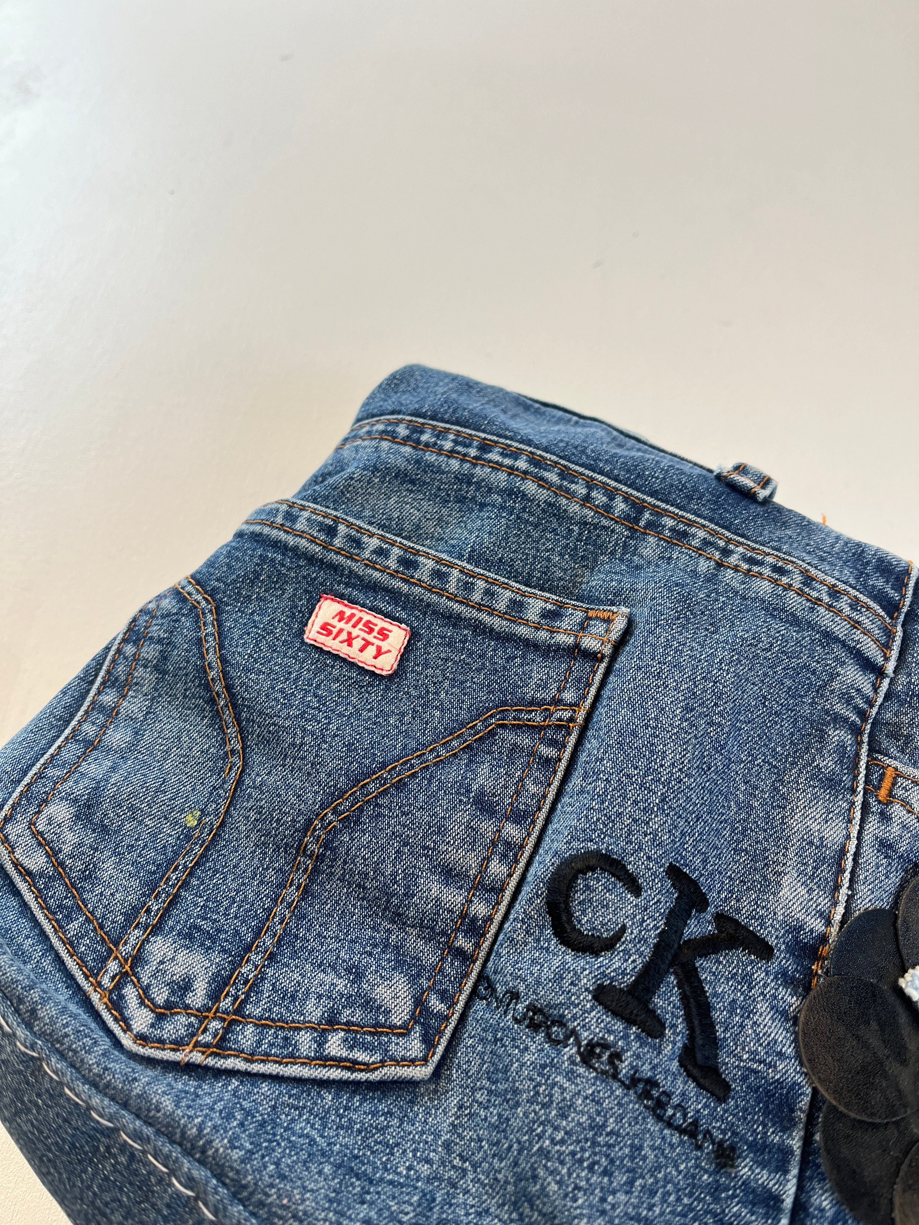 Miss Sixty Reworked Tasche Blau