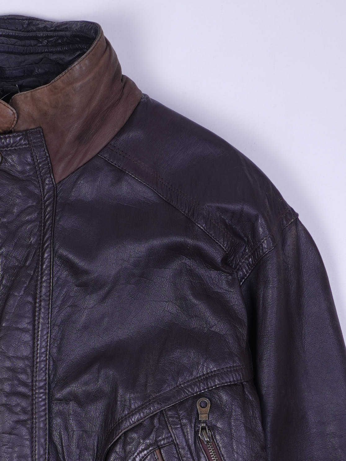 Vintage Lederjacke (S)