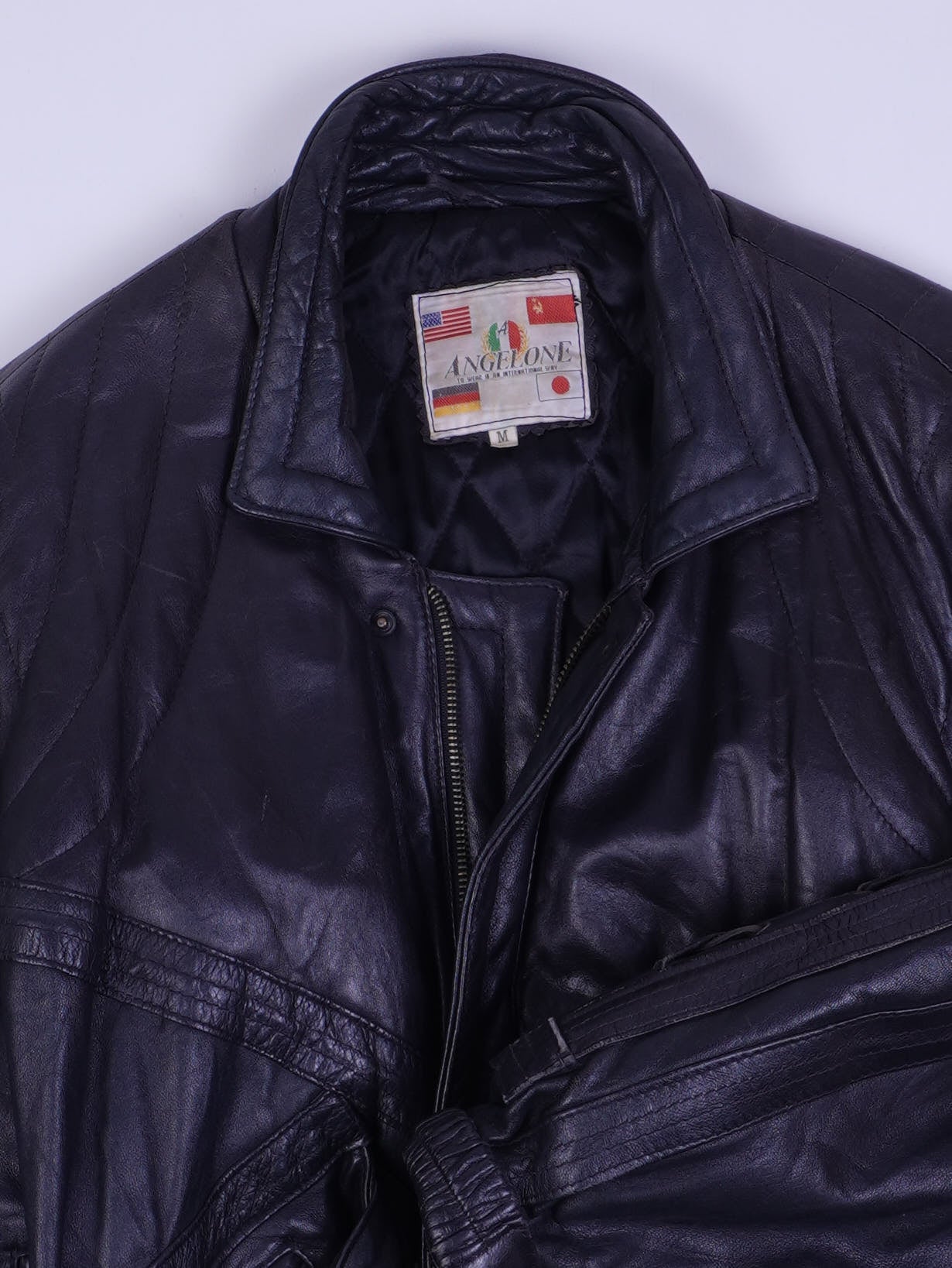 Vintage Lederjacke (S)