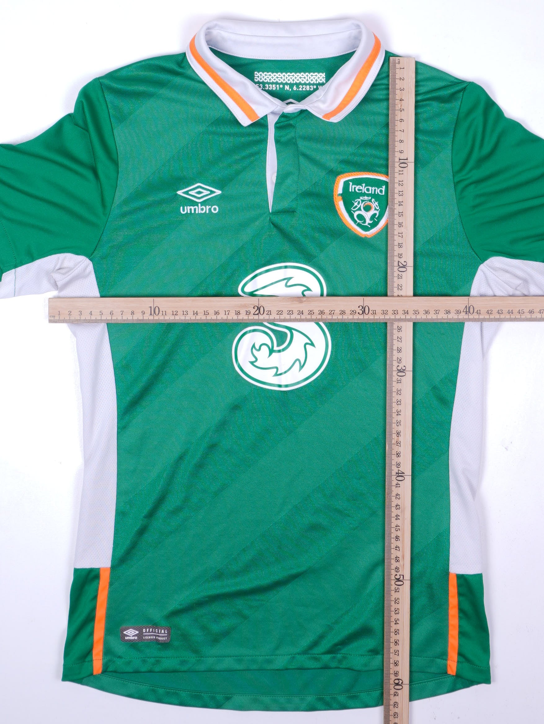 Umbro Irland 2016/17 Heim Trikot (XS)