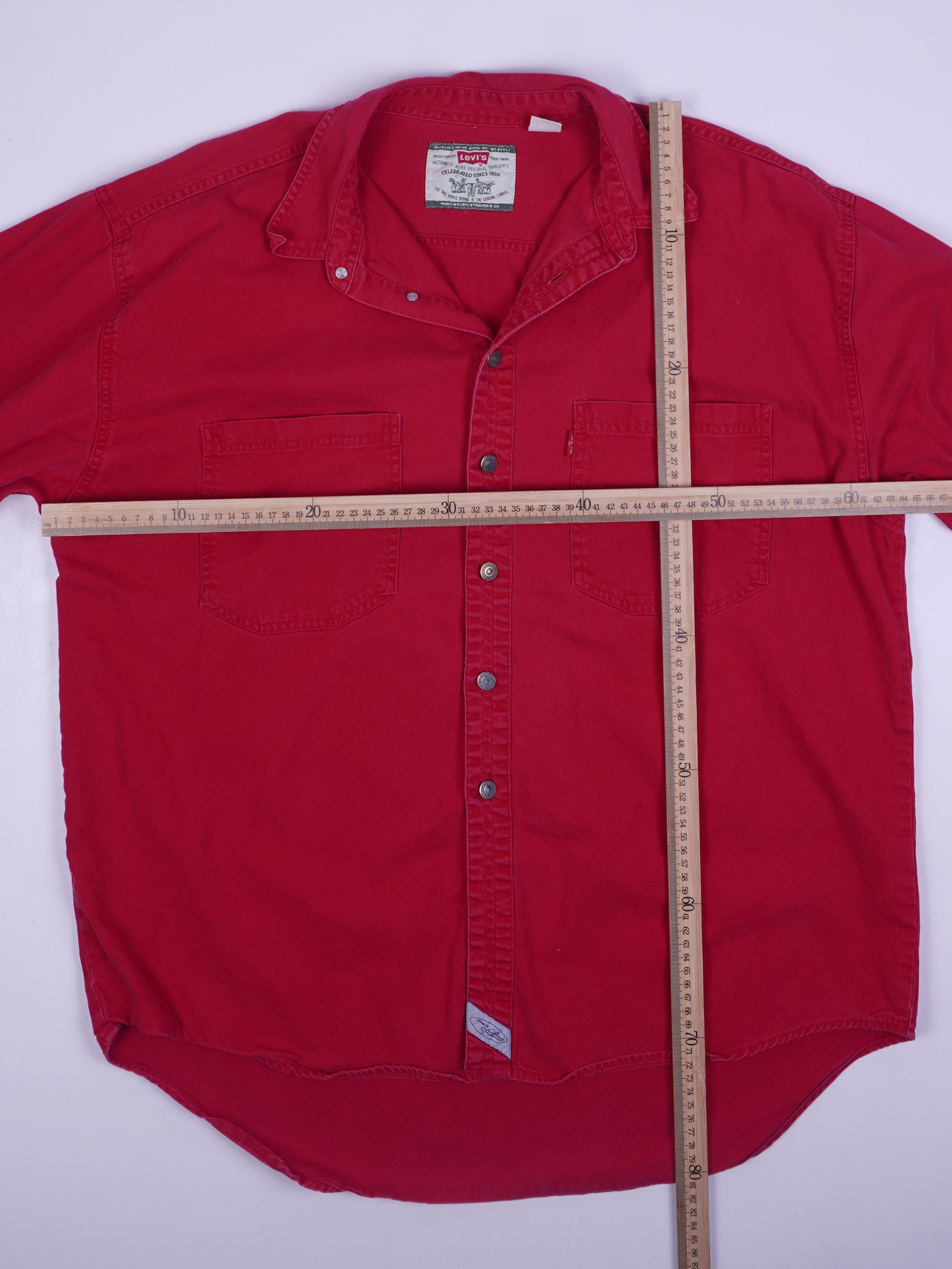 Levis Langarm Hemd (XL)