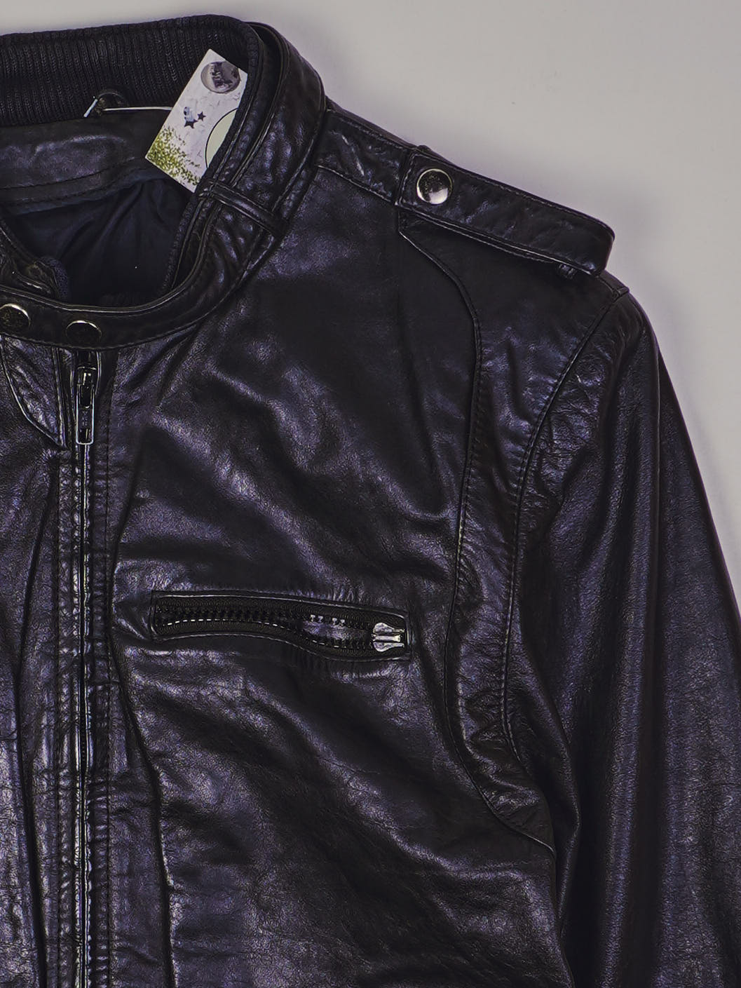 Vintage Lederjacke (M)