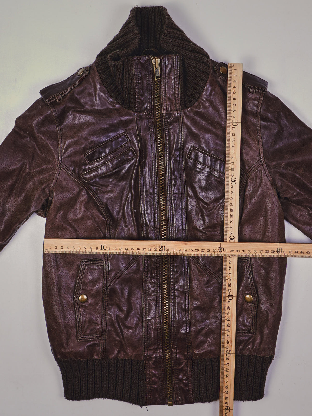 Vintage Lederjacke (S)