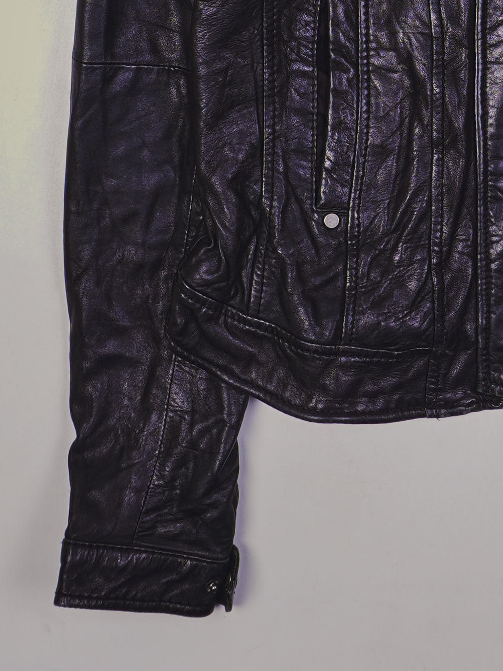 Vintage Lederjacke (S)
