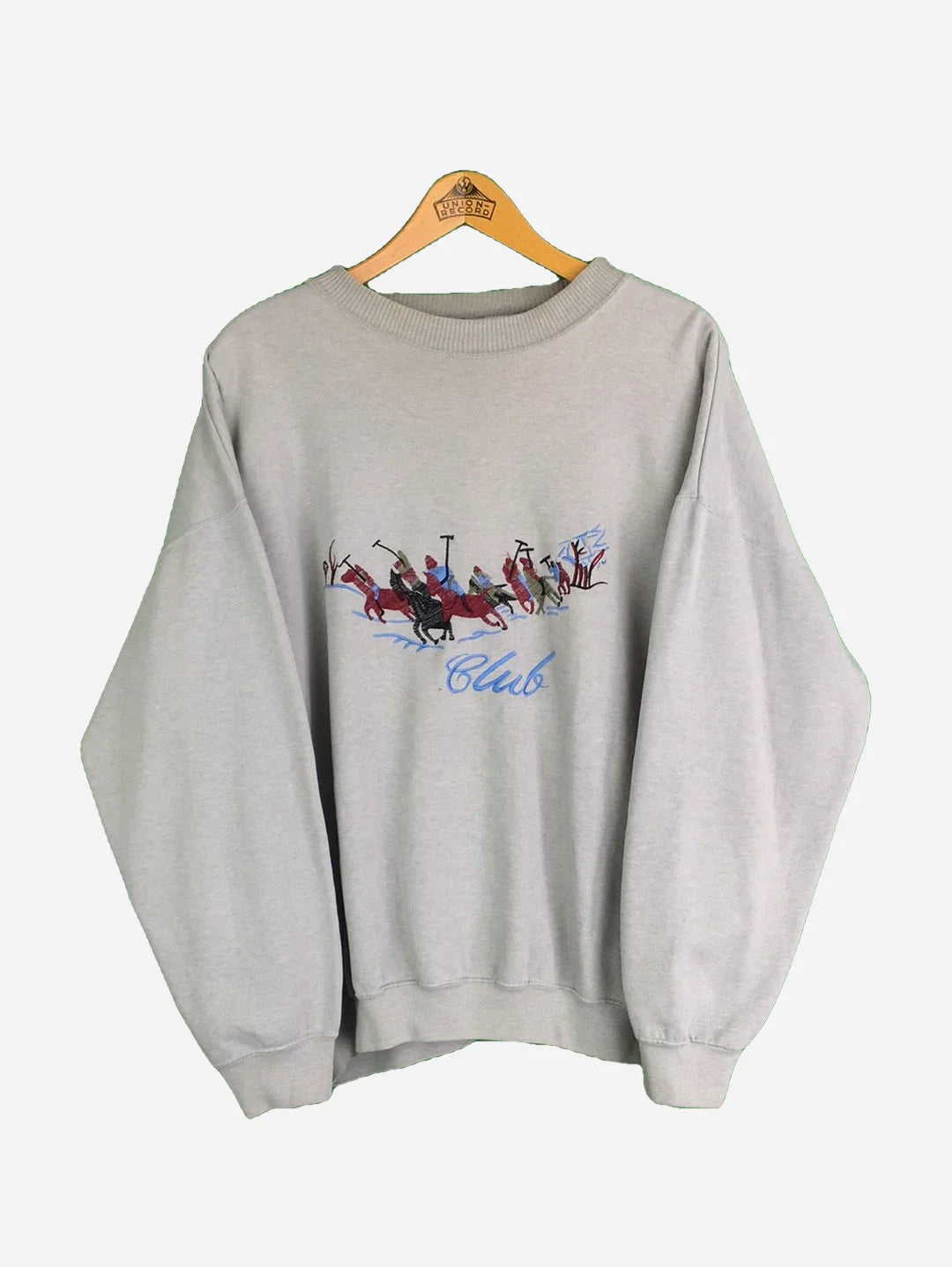 Embroidery "Club" Sweater (L)