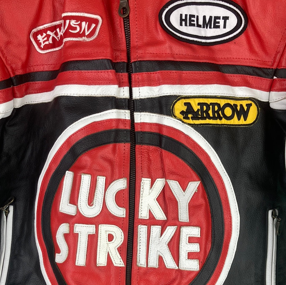 Lucky Strike Leather Racing Jacket (XS)