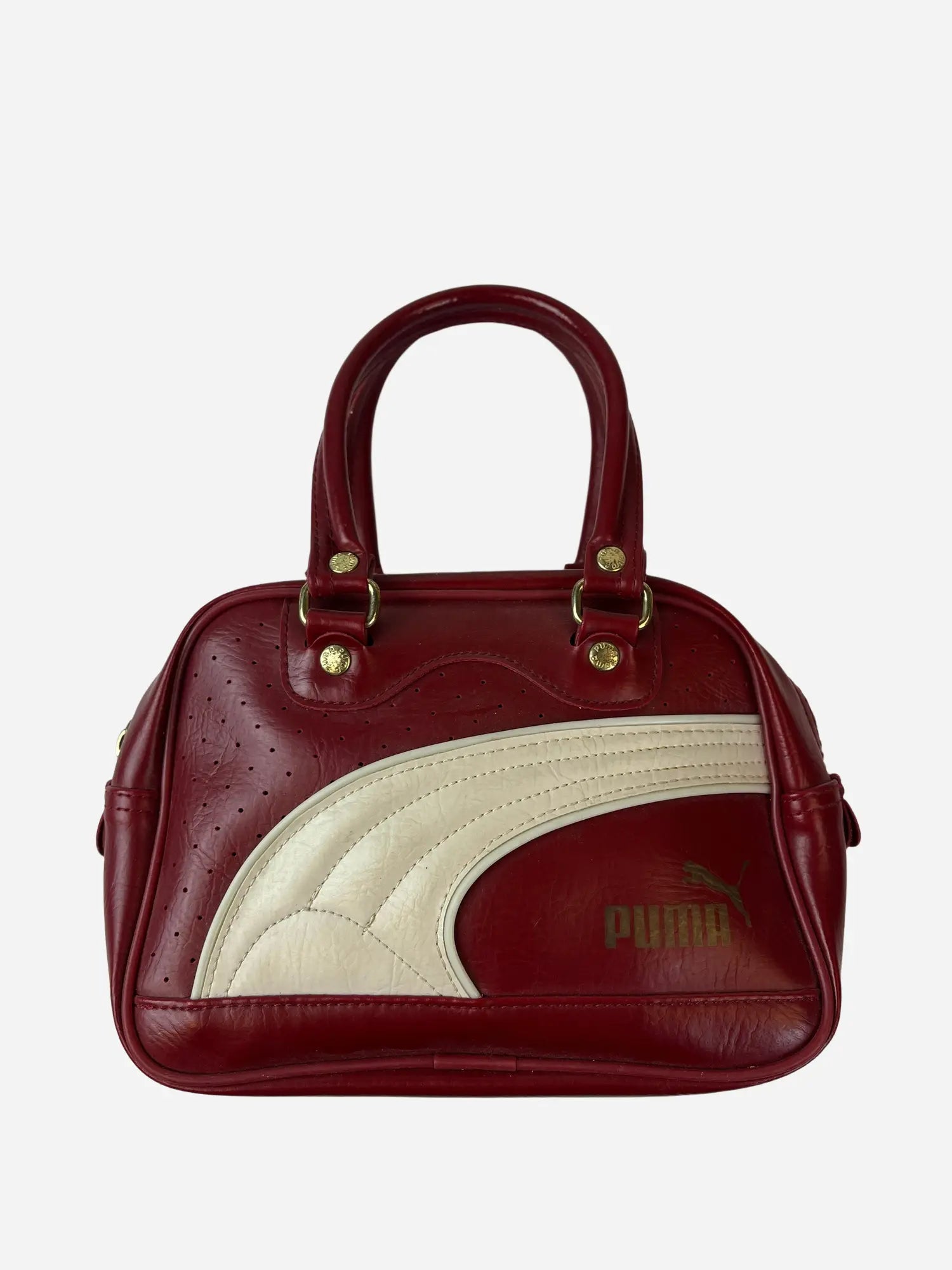 Puma Leder Tasche Rot