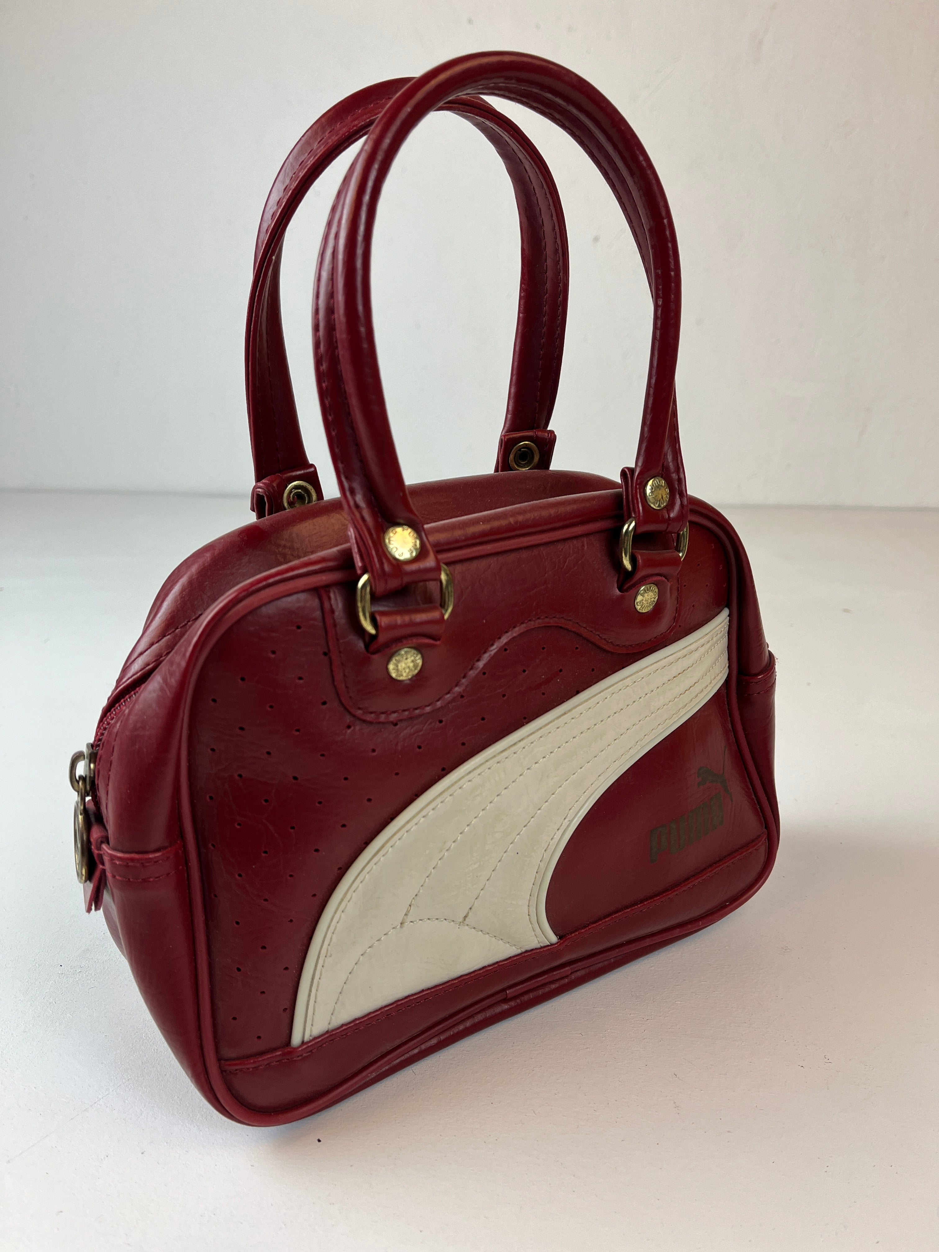 Puma Leder Tasche Rot