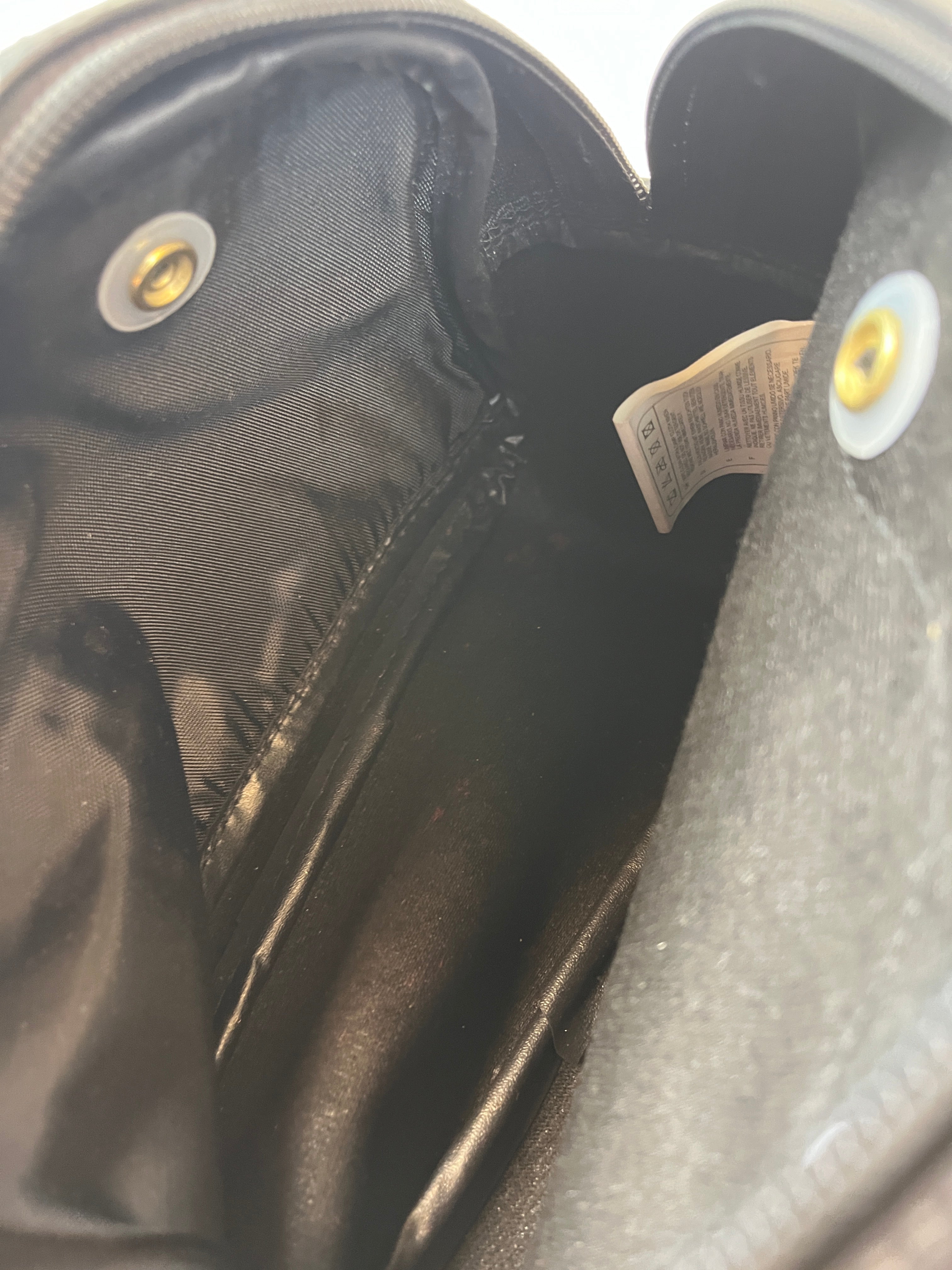 Puma Leder Tasche Schwarz