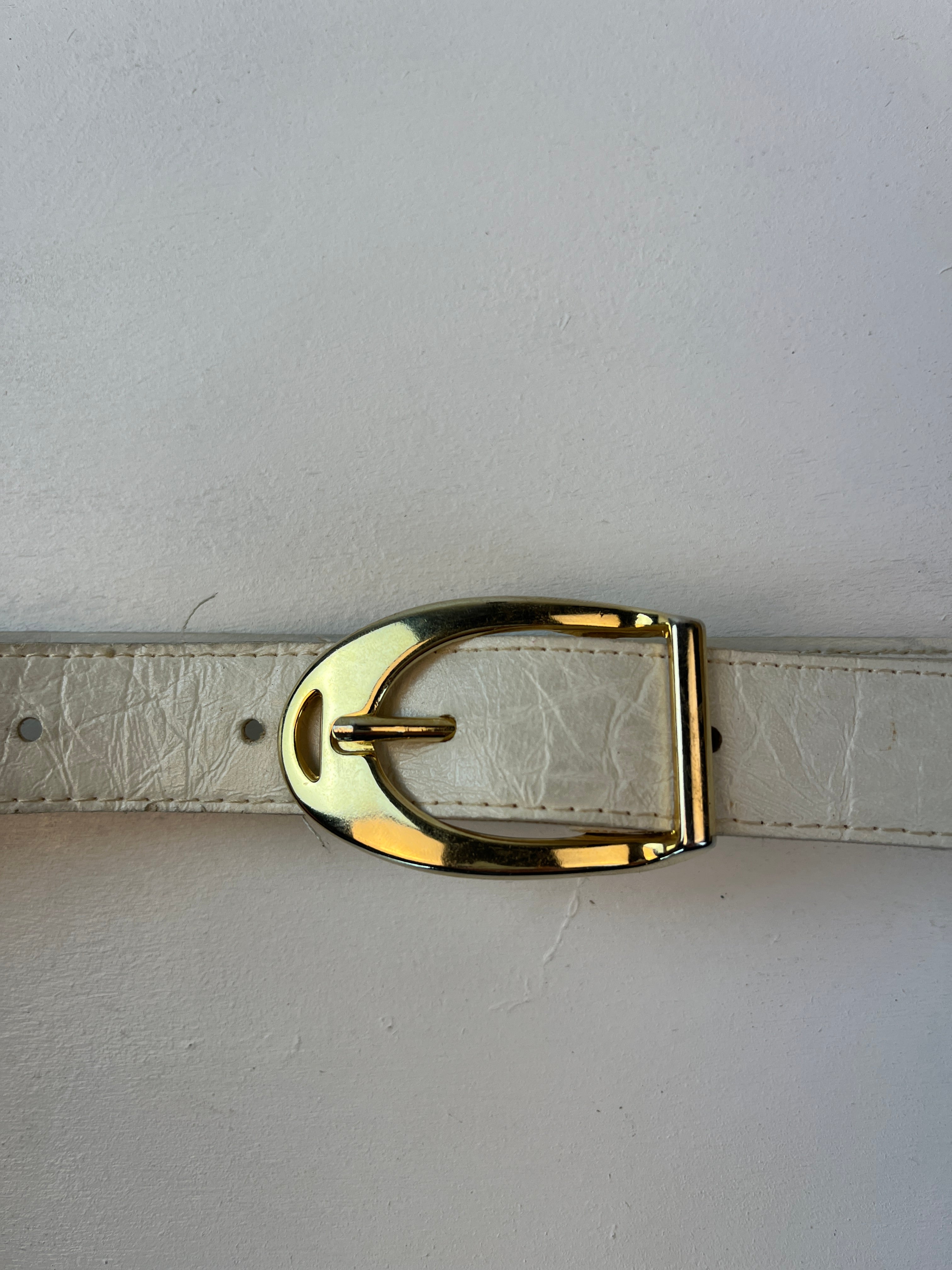 Vintage Gürtel Weiß