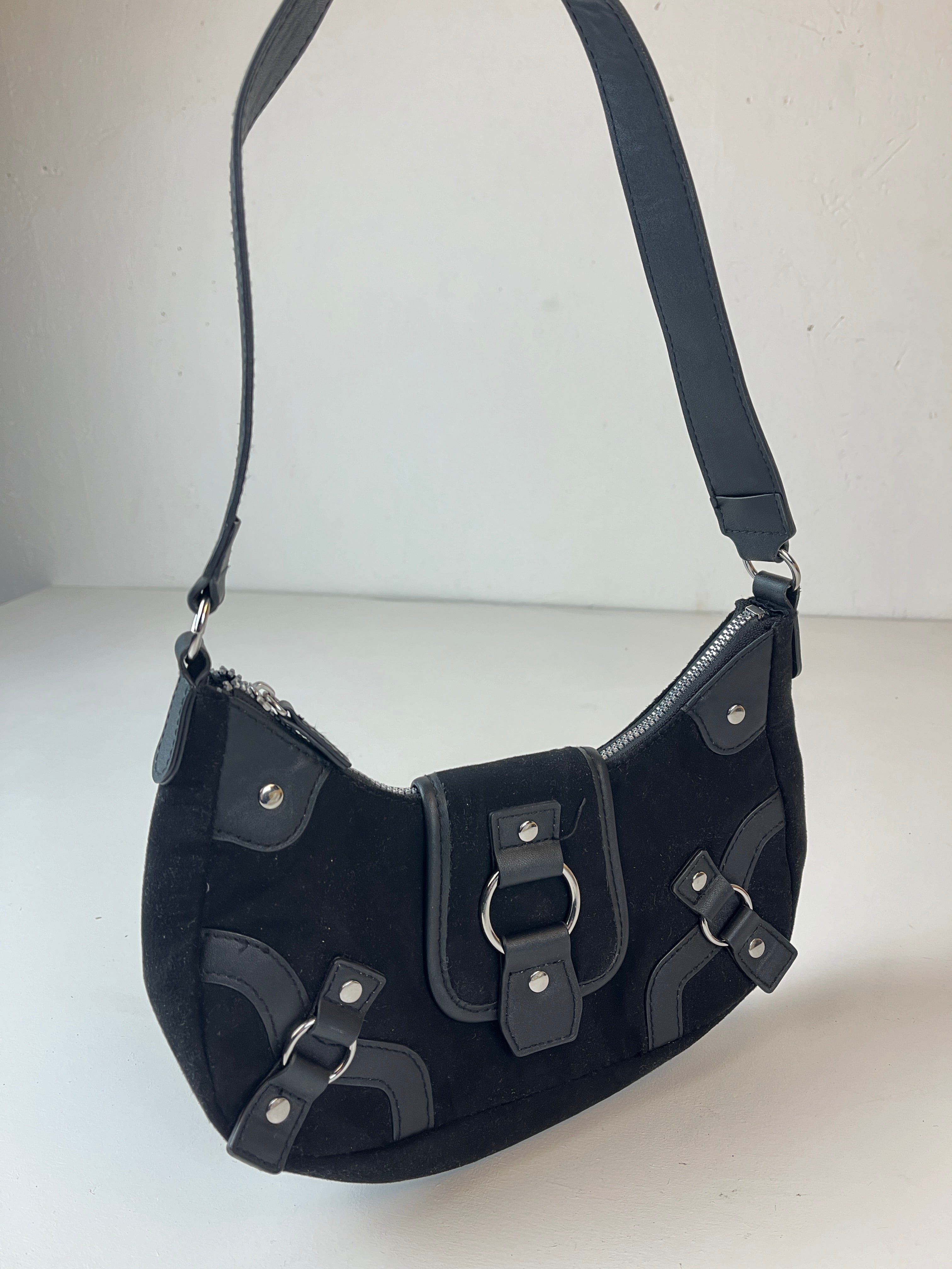 Vintage Mini Tasche Schwarz