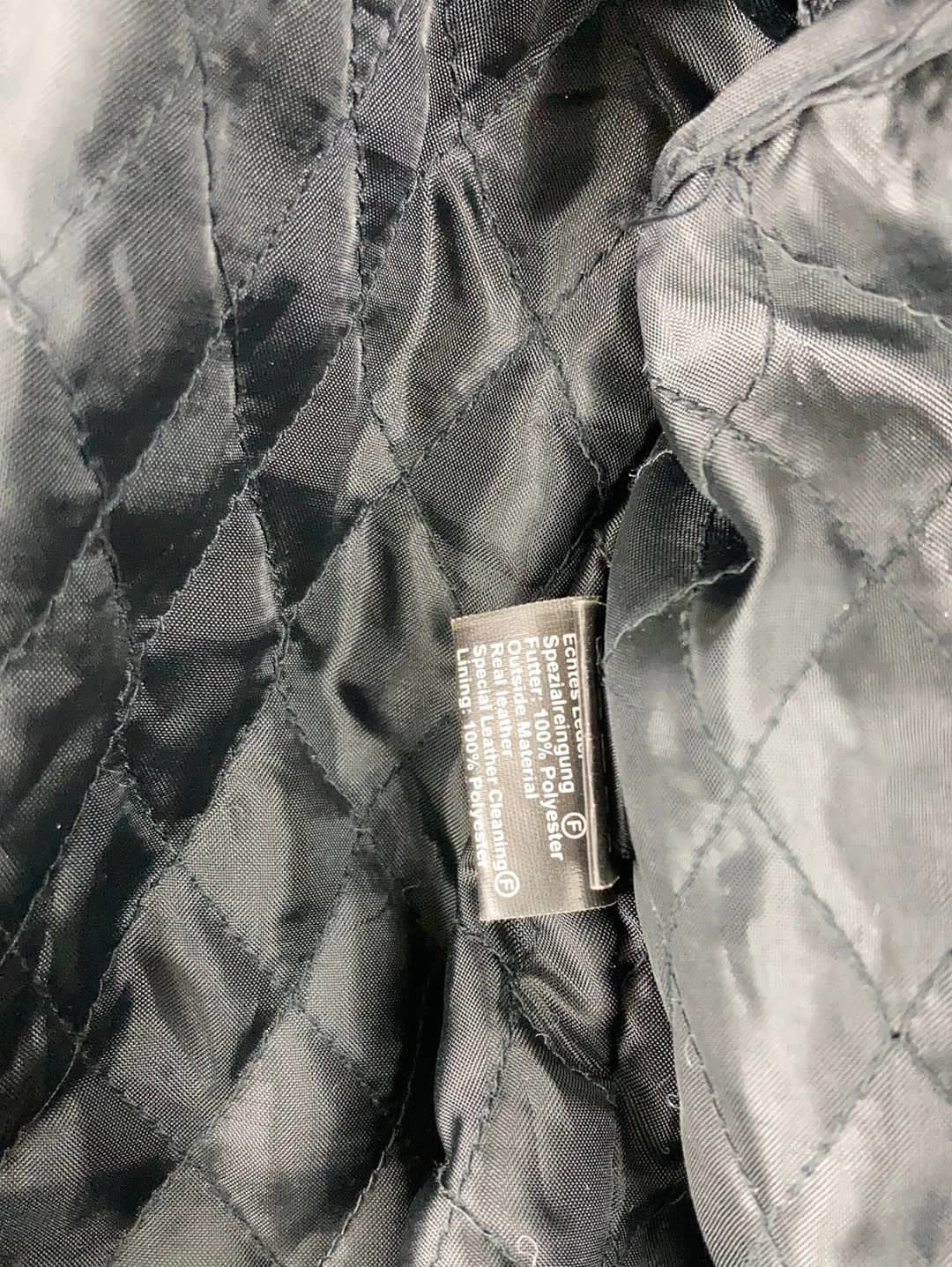 Cafe Racer Leather Jacket Biker (M) 42