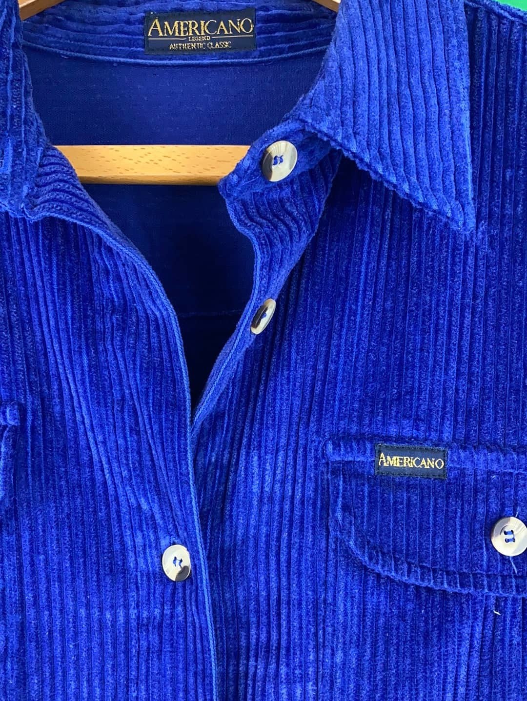 Americano broadband corduroy shirt (L) 44/46