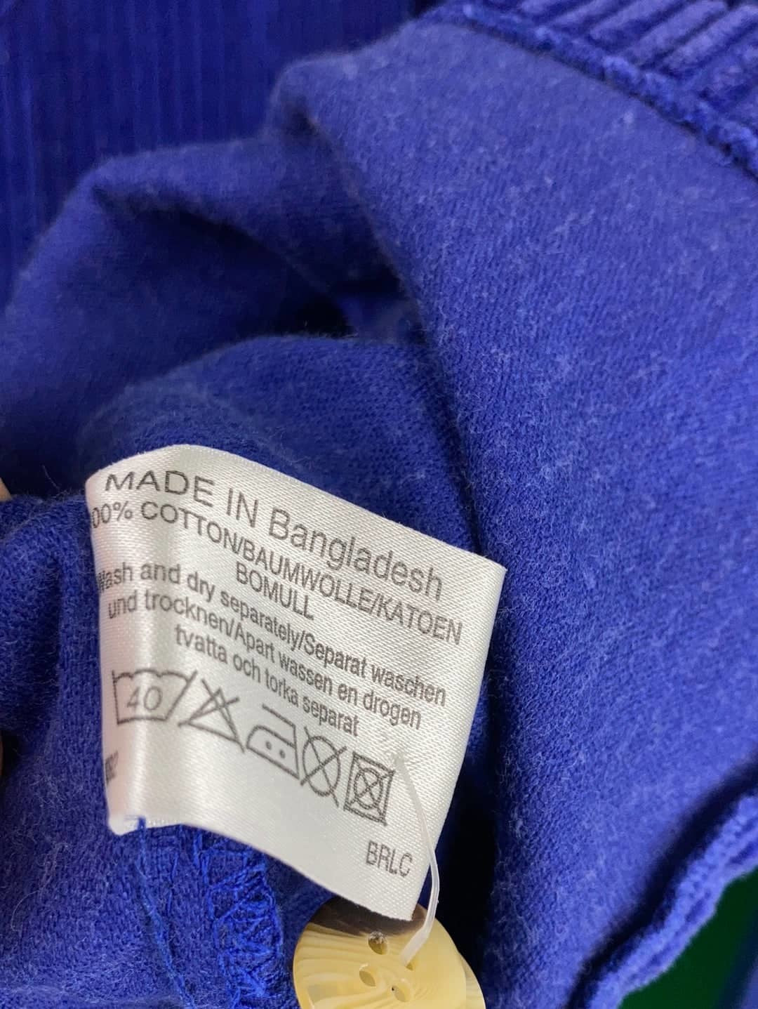 Americano broadband corduroy shirt (L) 44/46