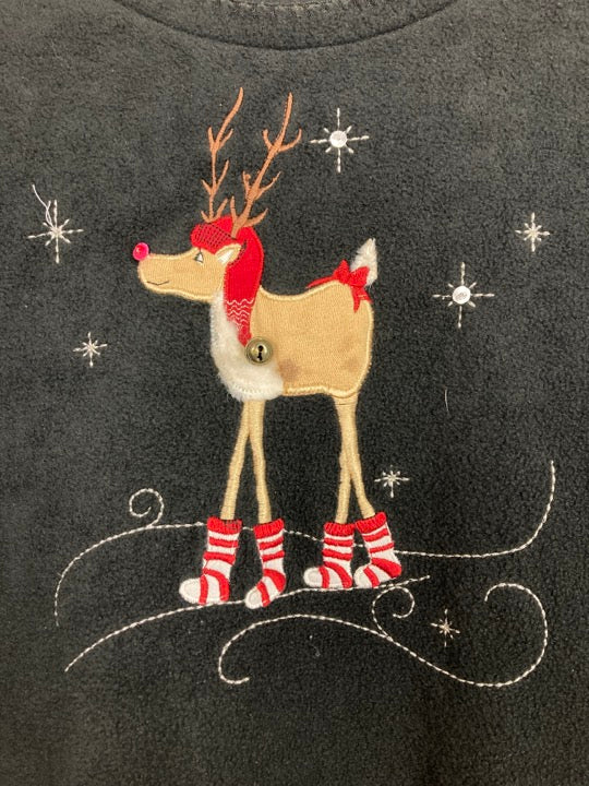Reindeer Fleece Sweater (S)